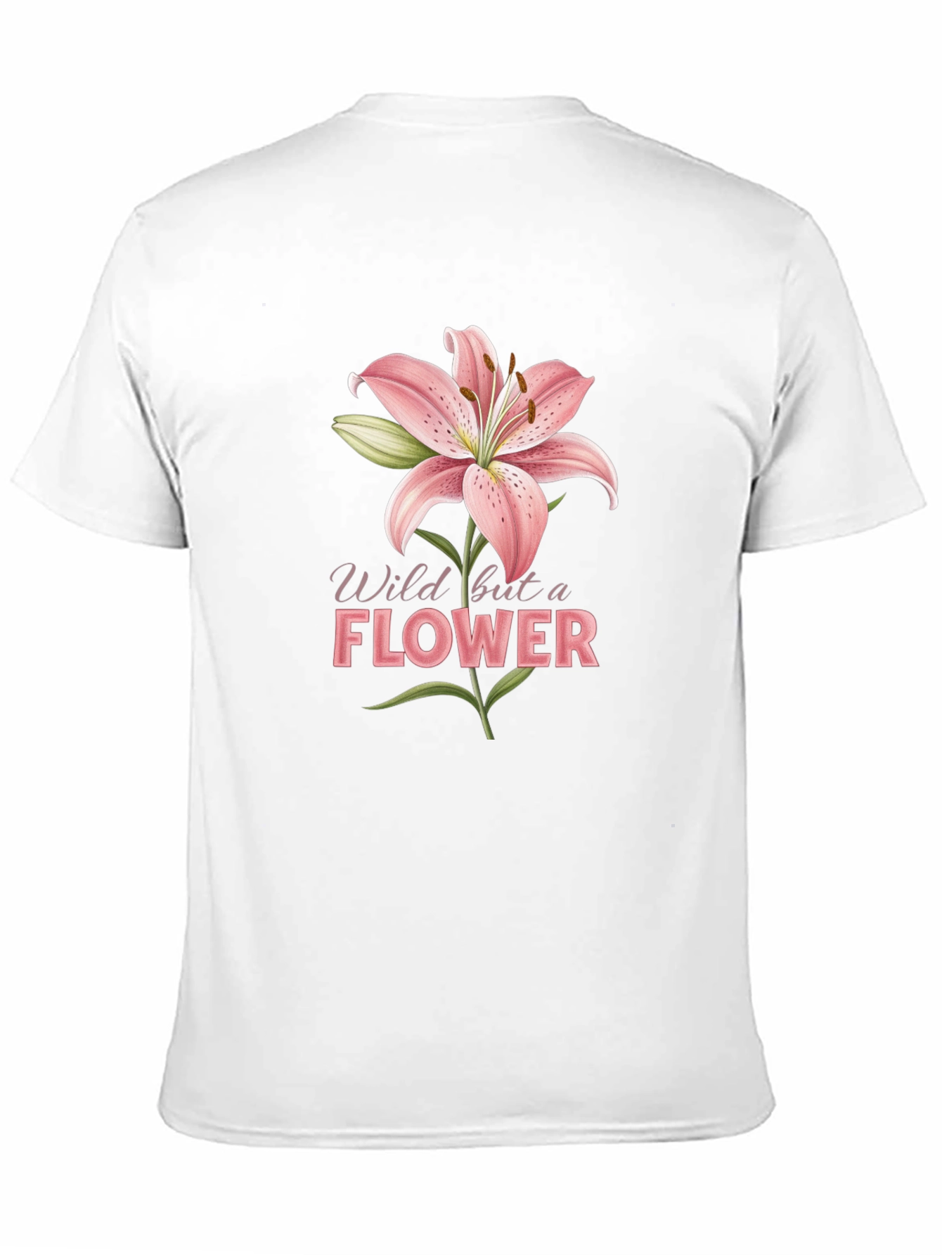 Wild Flower Graphic Tee - Black