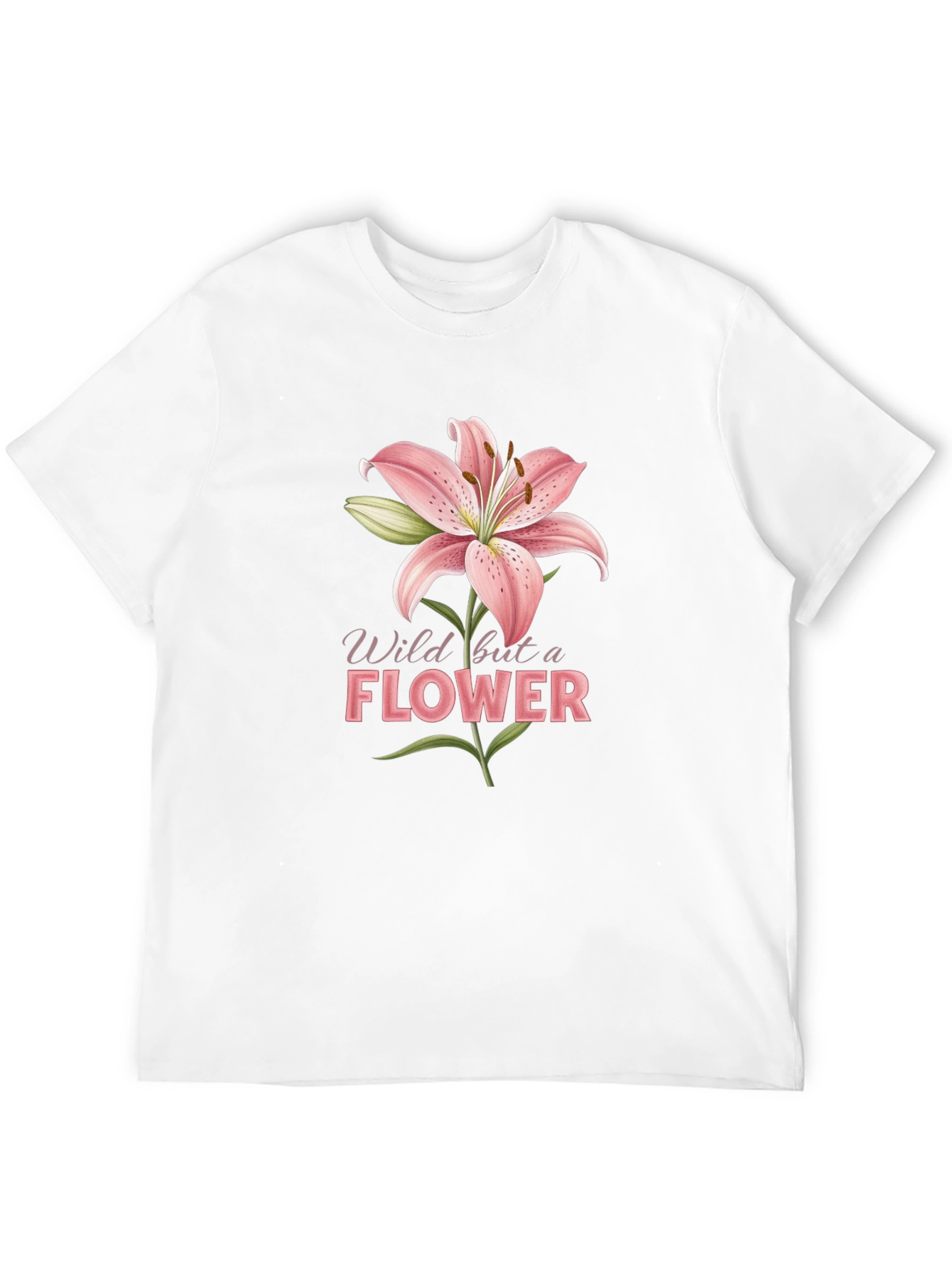 Wild Flower Graphic Tee - Black