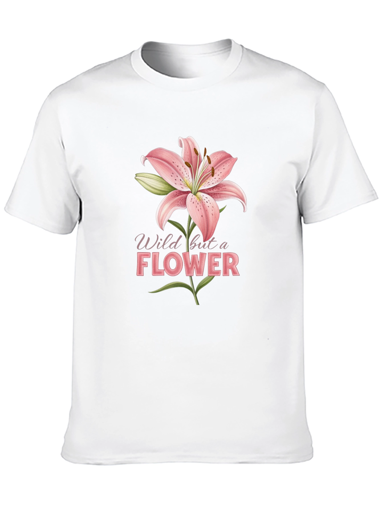 Wild Flower Graphic Tee - Black