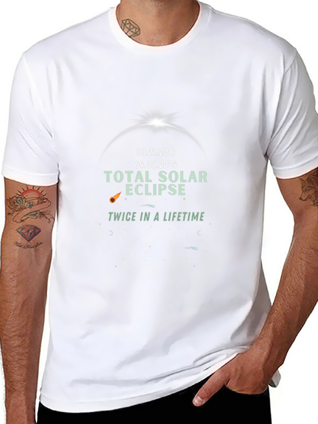 Total Solar Eclipse Twice in a Lifetime Graphic Tee