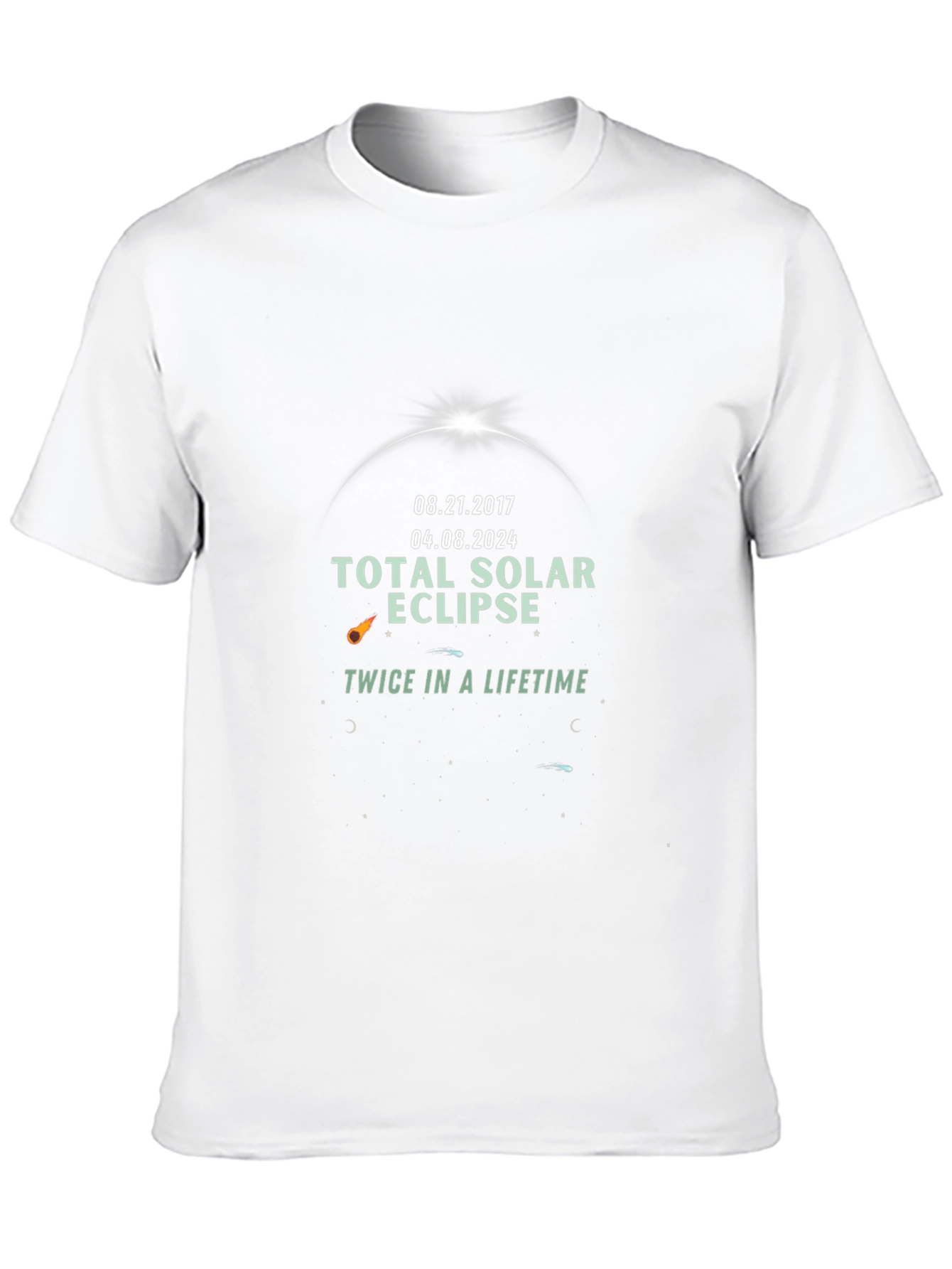 Total Solar Eclipse Twice in a Lifetime Graphic Tee