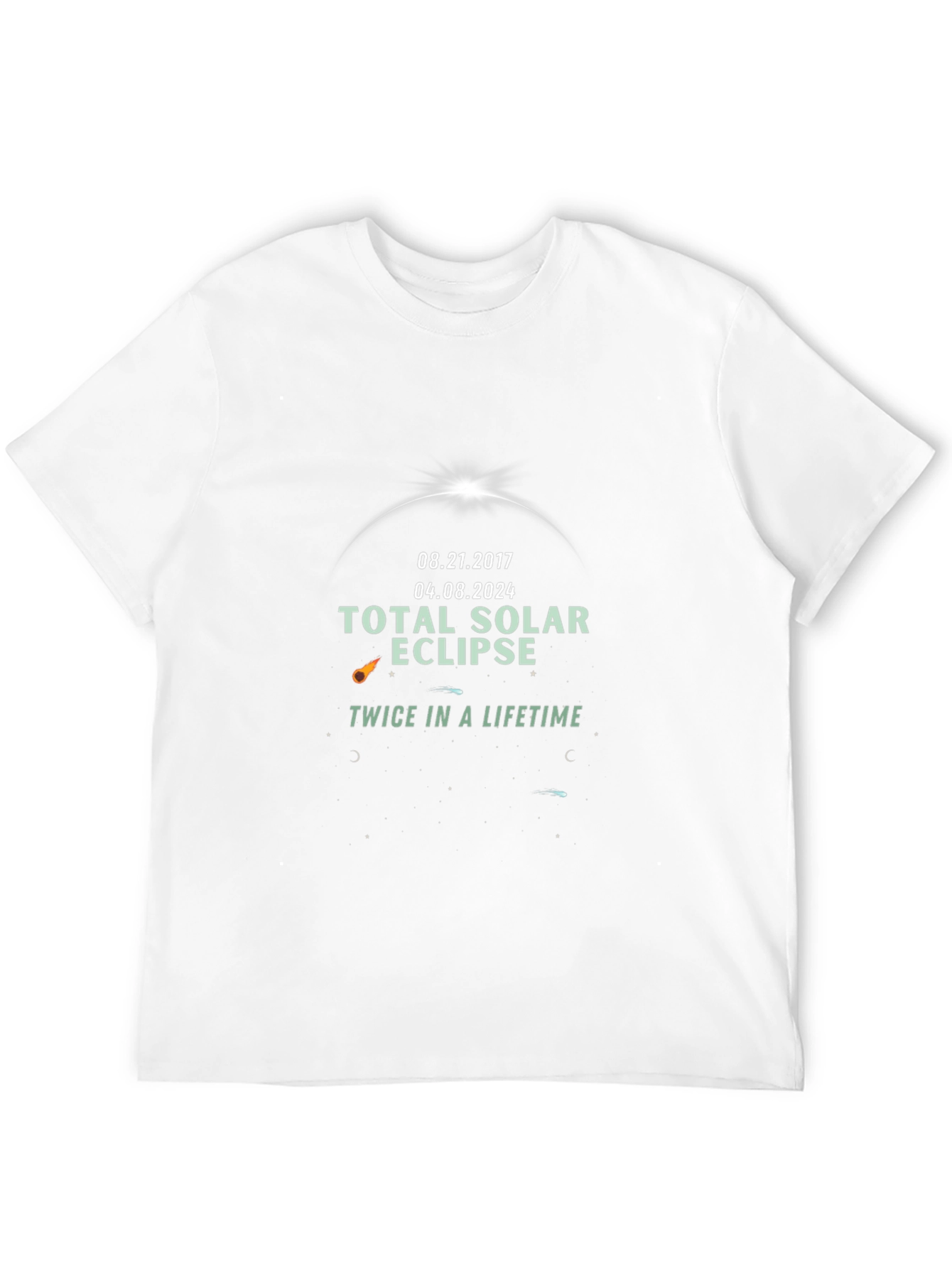 Total Solar Eclipse Twice in a Lifetime Graphic Tee