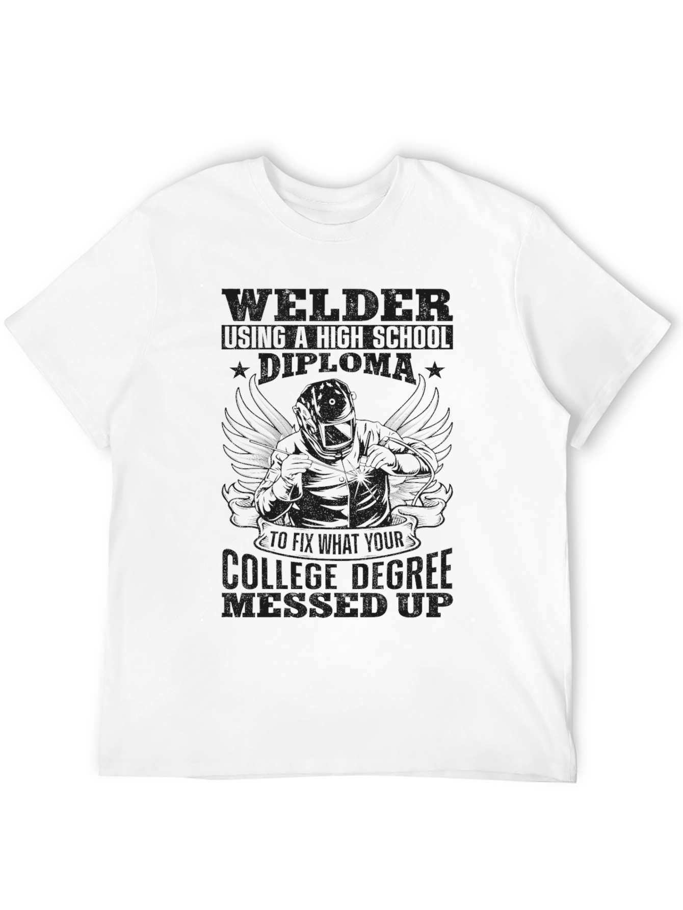 Welder High School Diploma T-Shirt