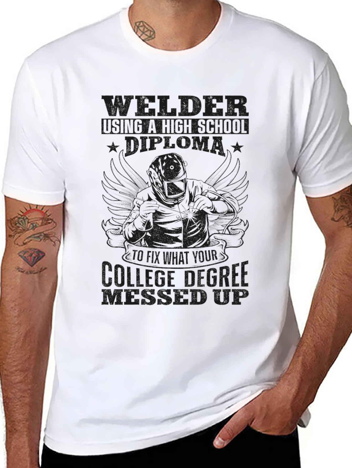 Welder High School Diploma T-Shirt