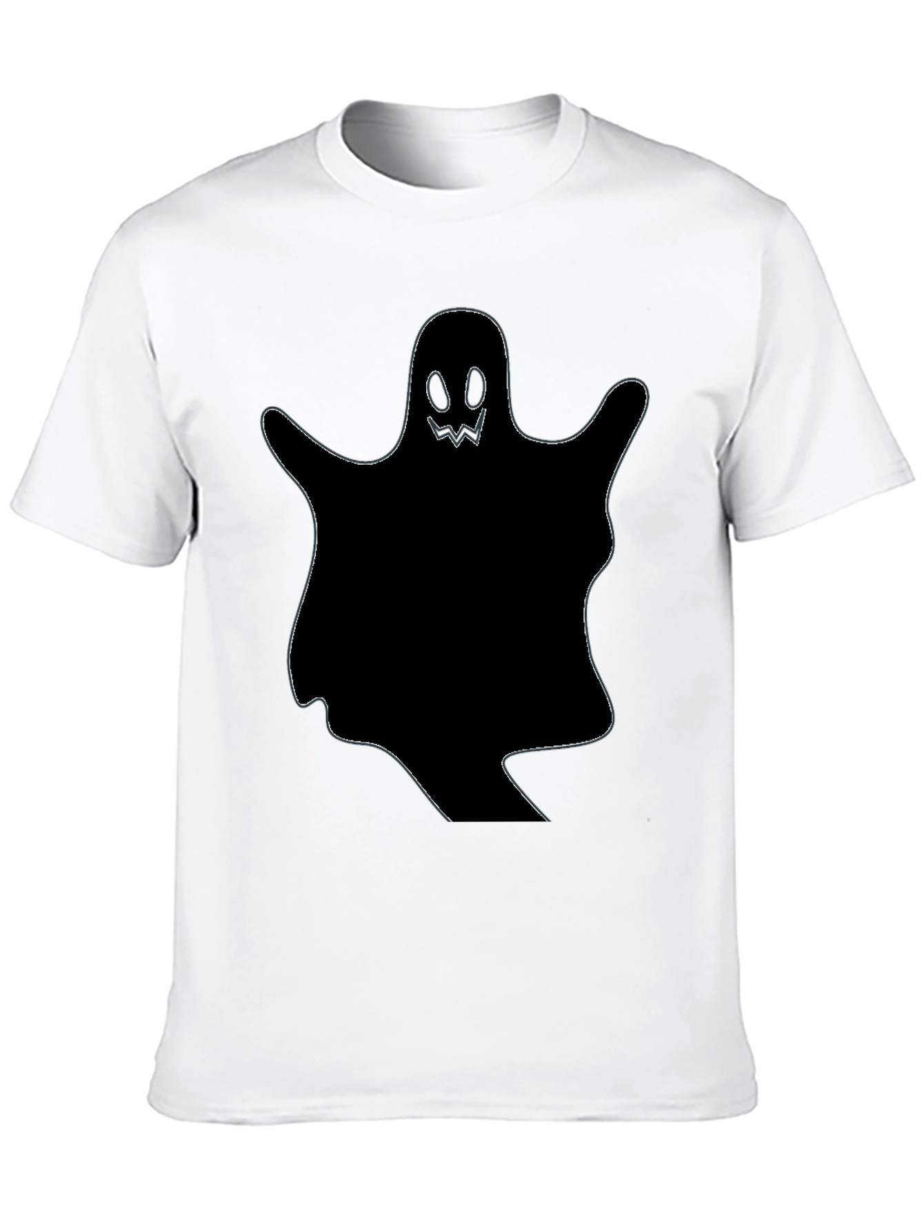Spooky Ghost Graphic Tee - Halloween Shirt