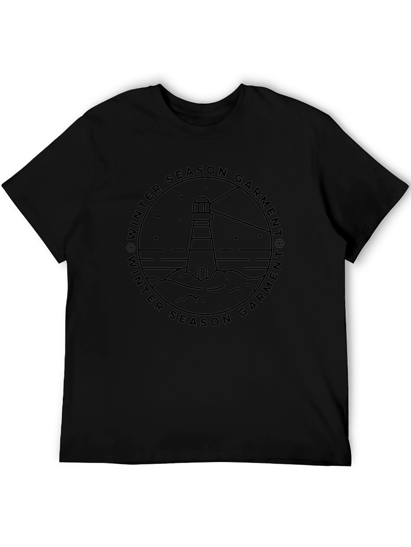 Winter Season Lighthouse T-Shirt