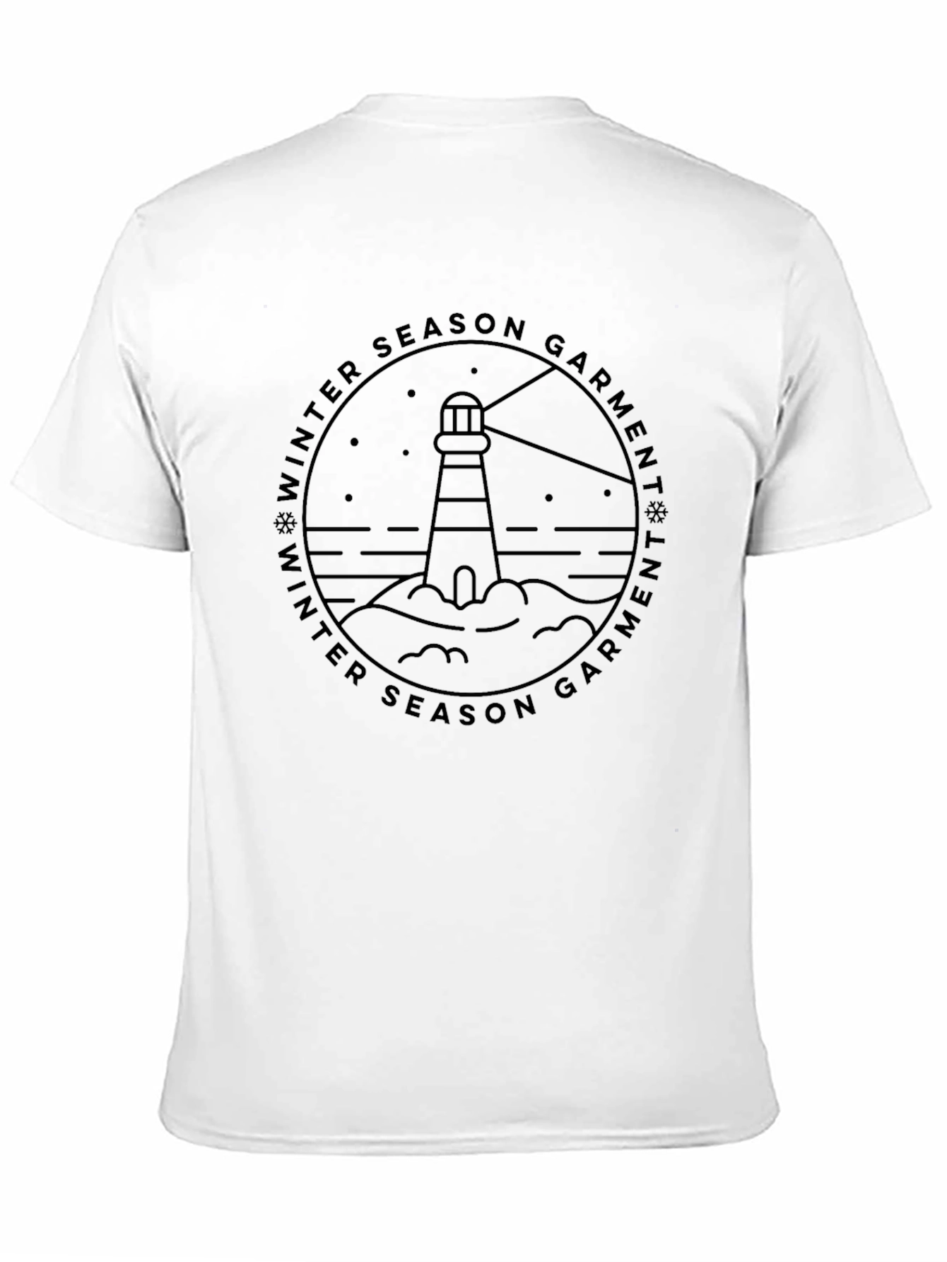 Winter Season Lighthouse T-Shirt