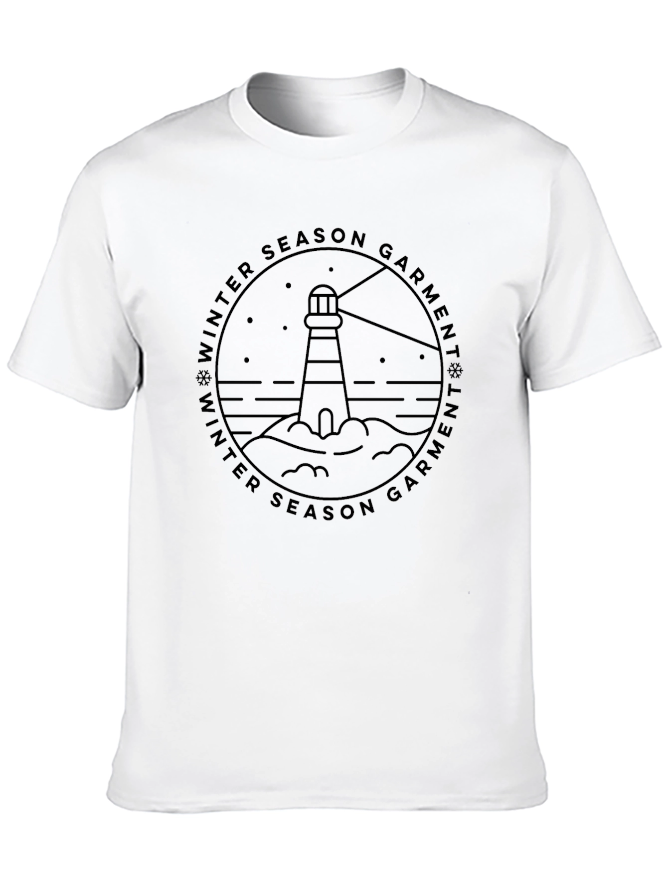 Winter Season Lighthouse T-Shirt