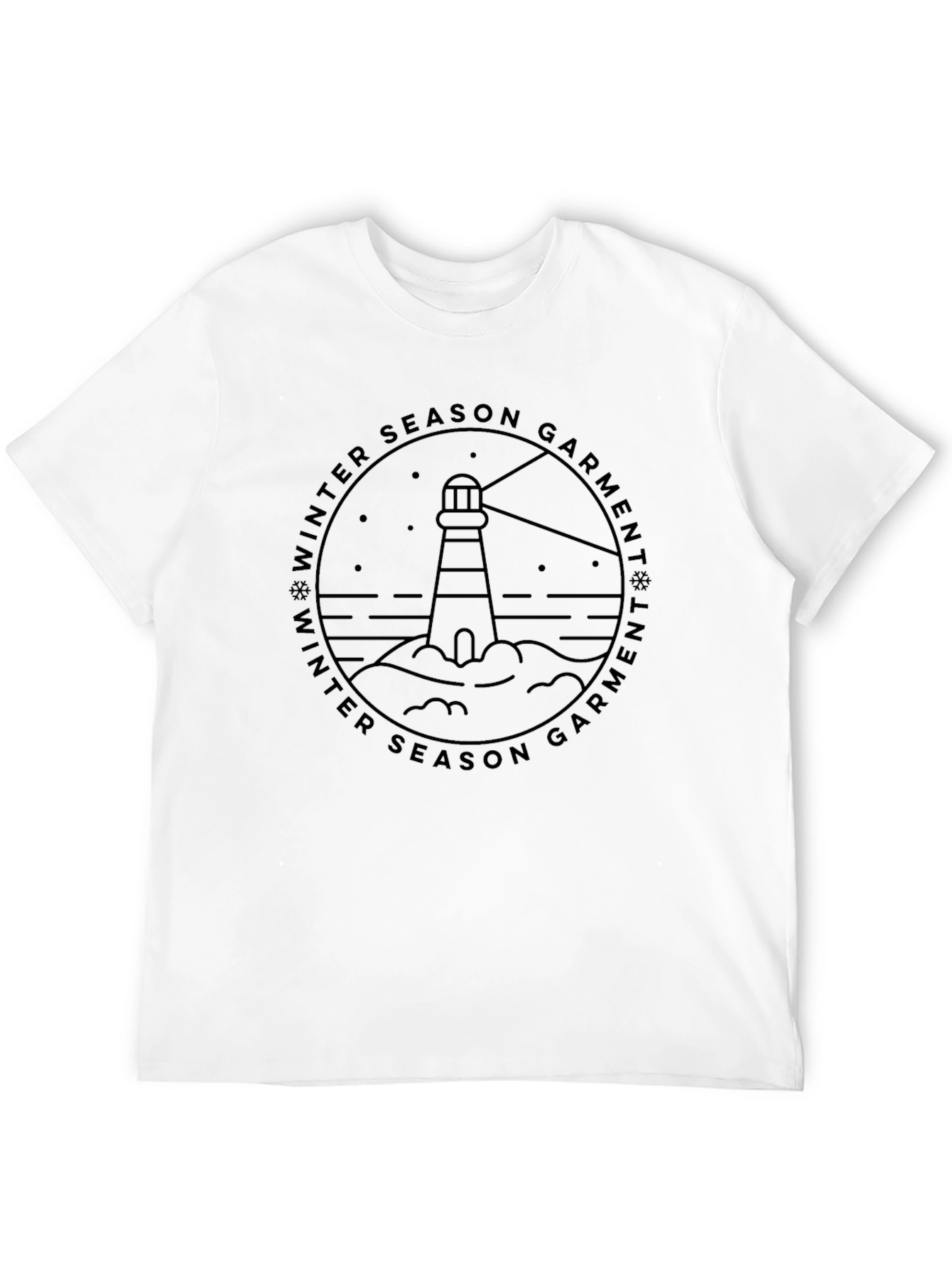 Winter Season Lighthouse T-Shirt