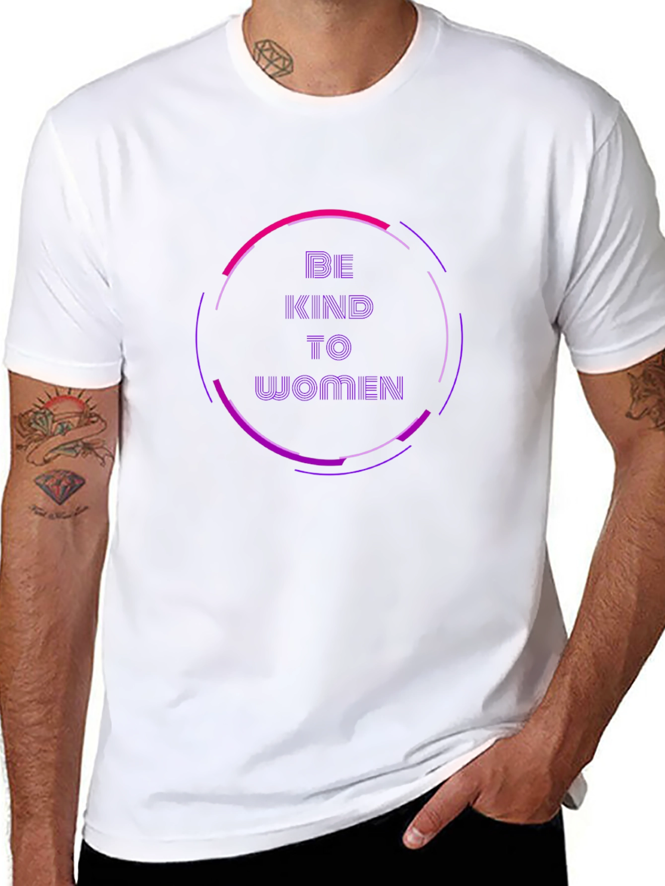 Be Kind to Women Black Graphic Tee