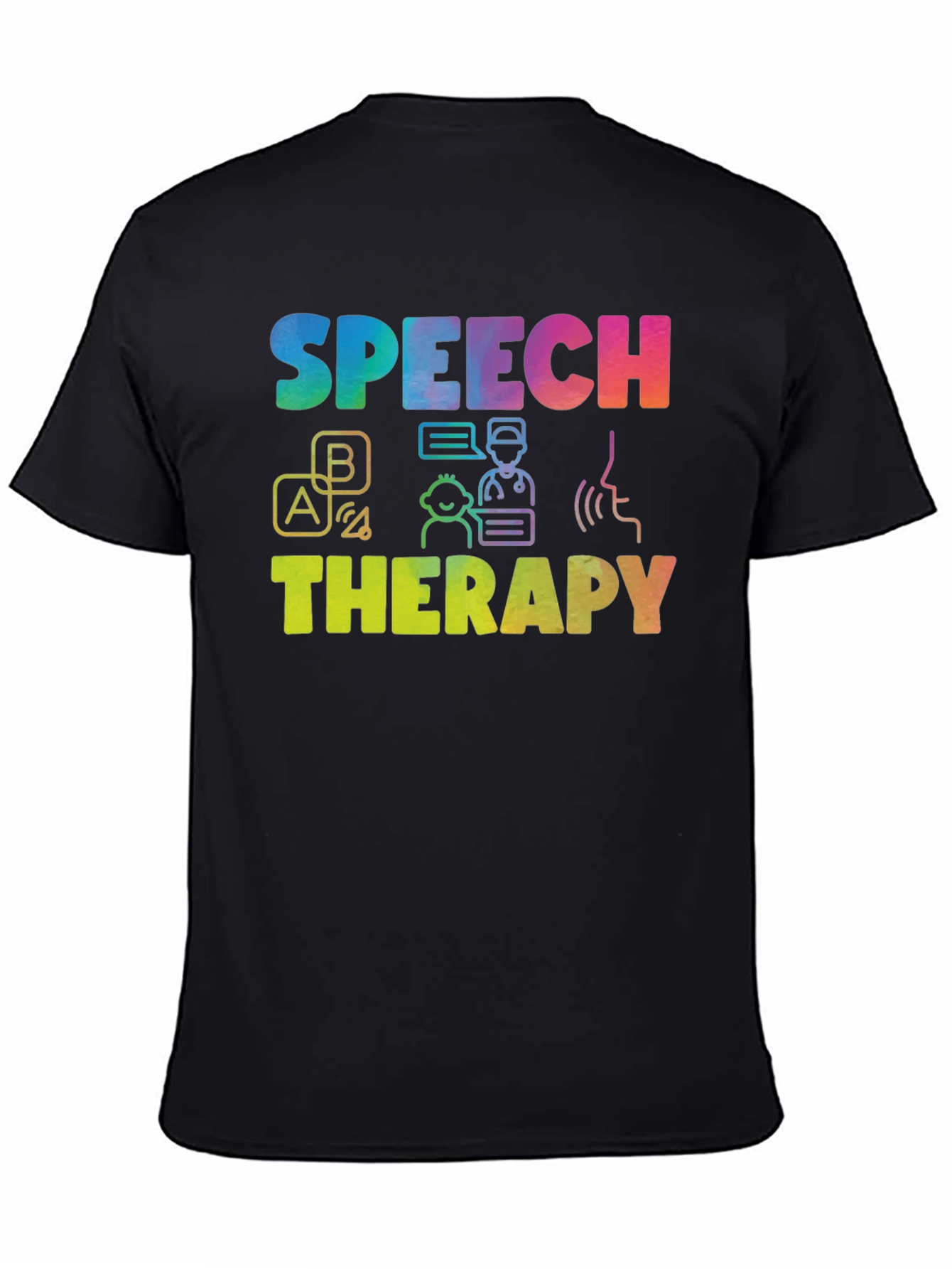 Speech Therapy Rainbow T-Shirt