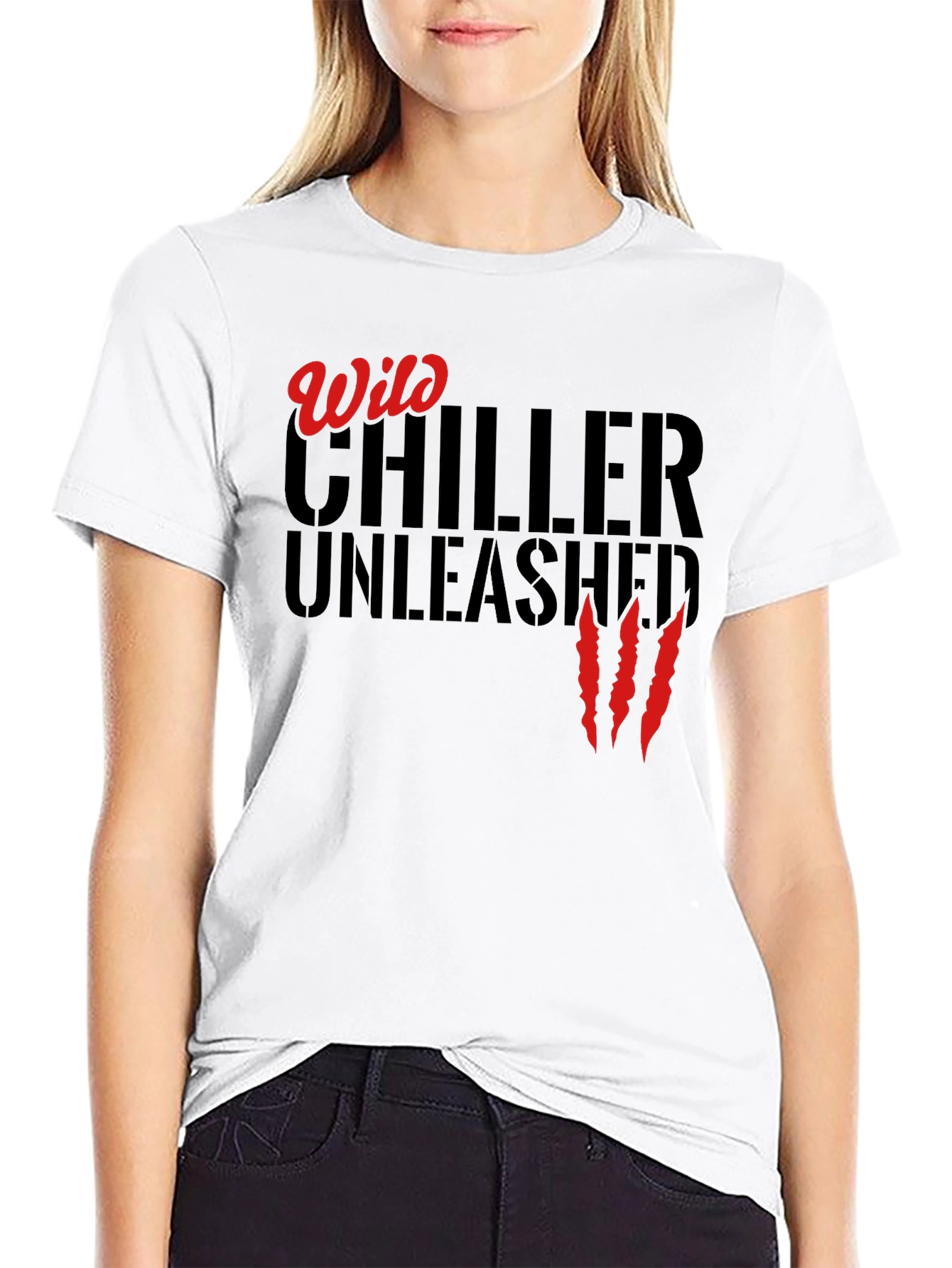 Wild Chiller Unleashed Graphic Tee - Black
