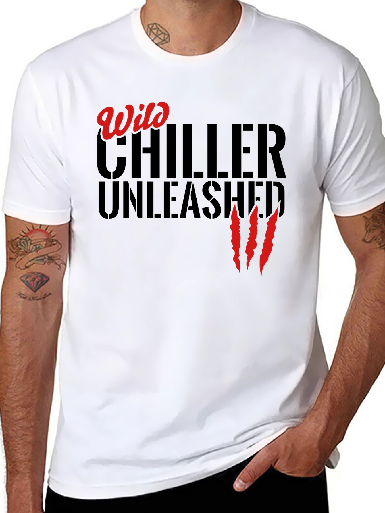 Wild Chiller Unleashed Graphic Tee - Black