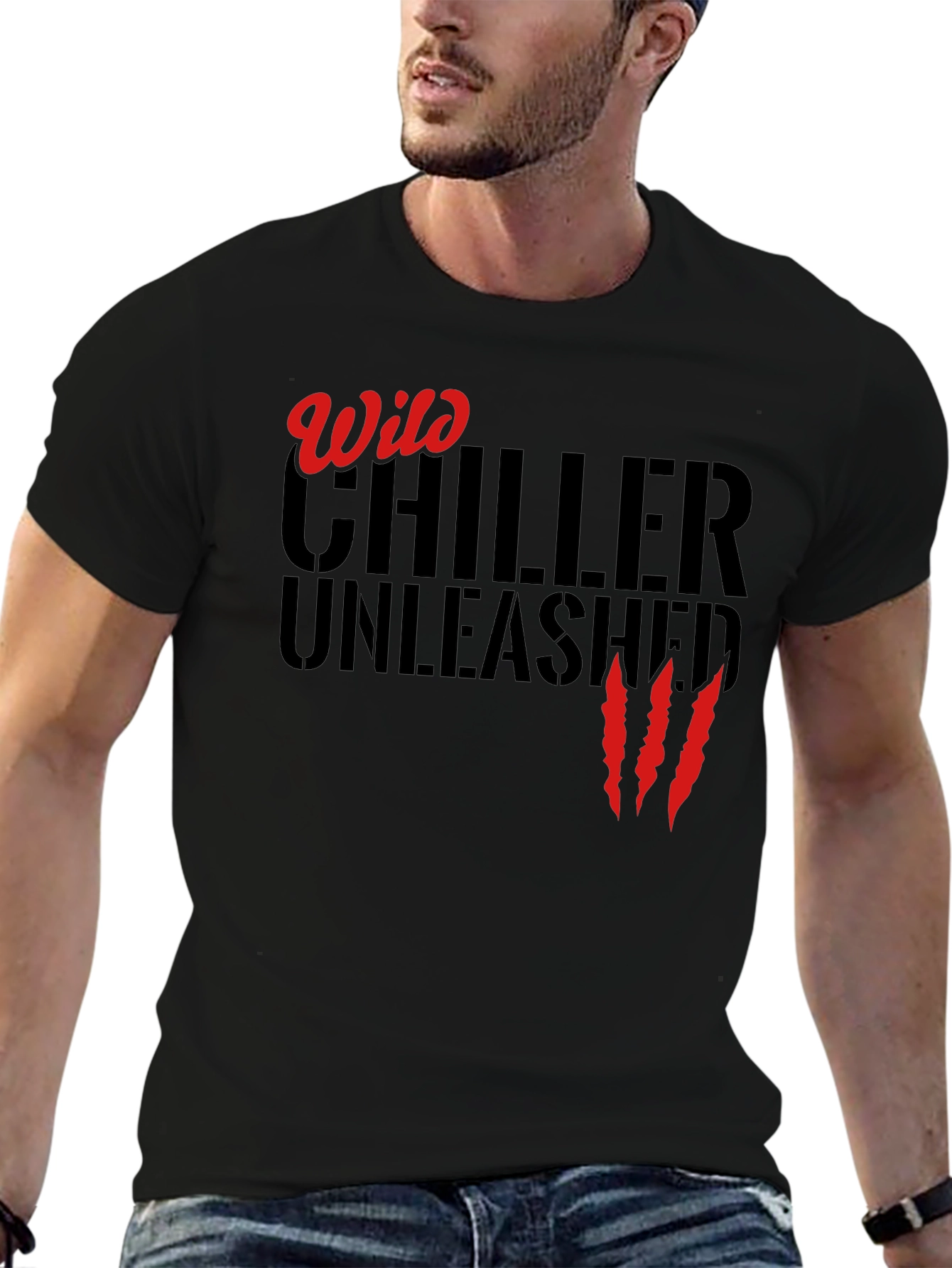 Wild Chiller Unleashed Graphic Tee - Black