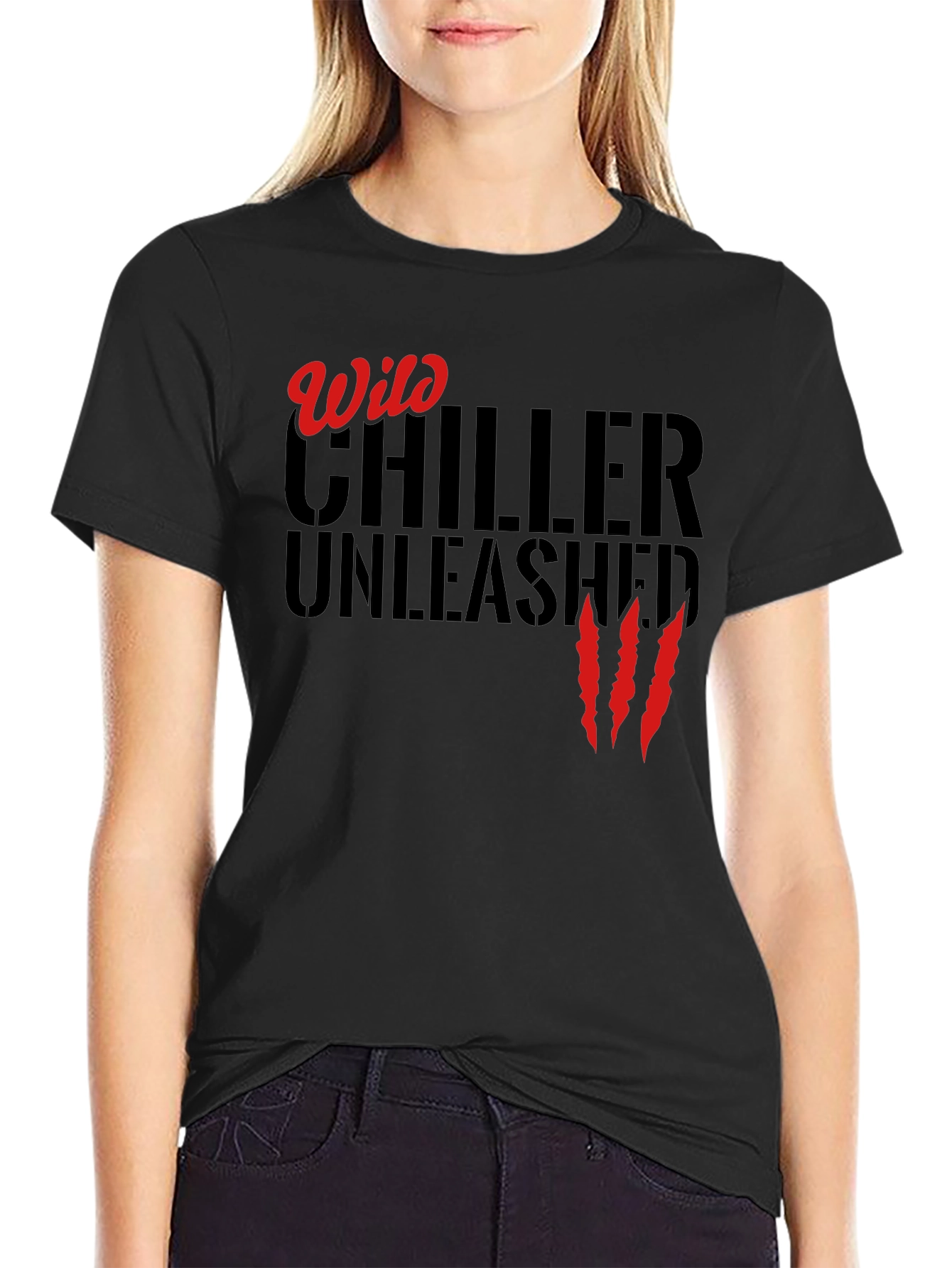 Wild Chiller Unleashed Graphic Tee - Black