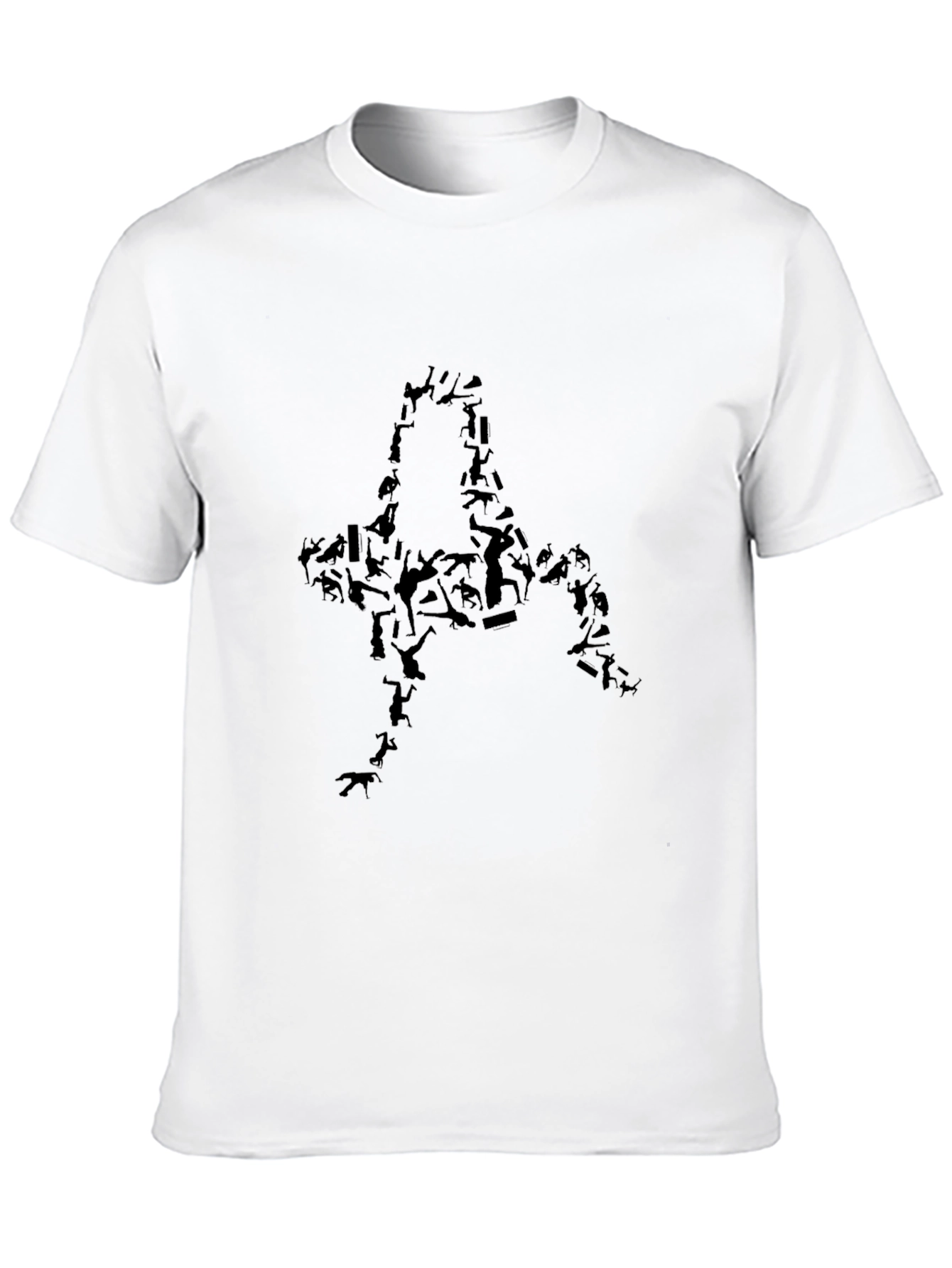 Animal Silhouette Black Graphic Tee