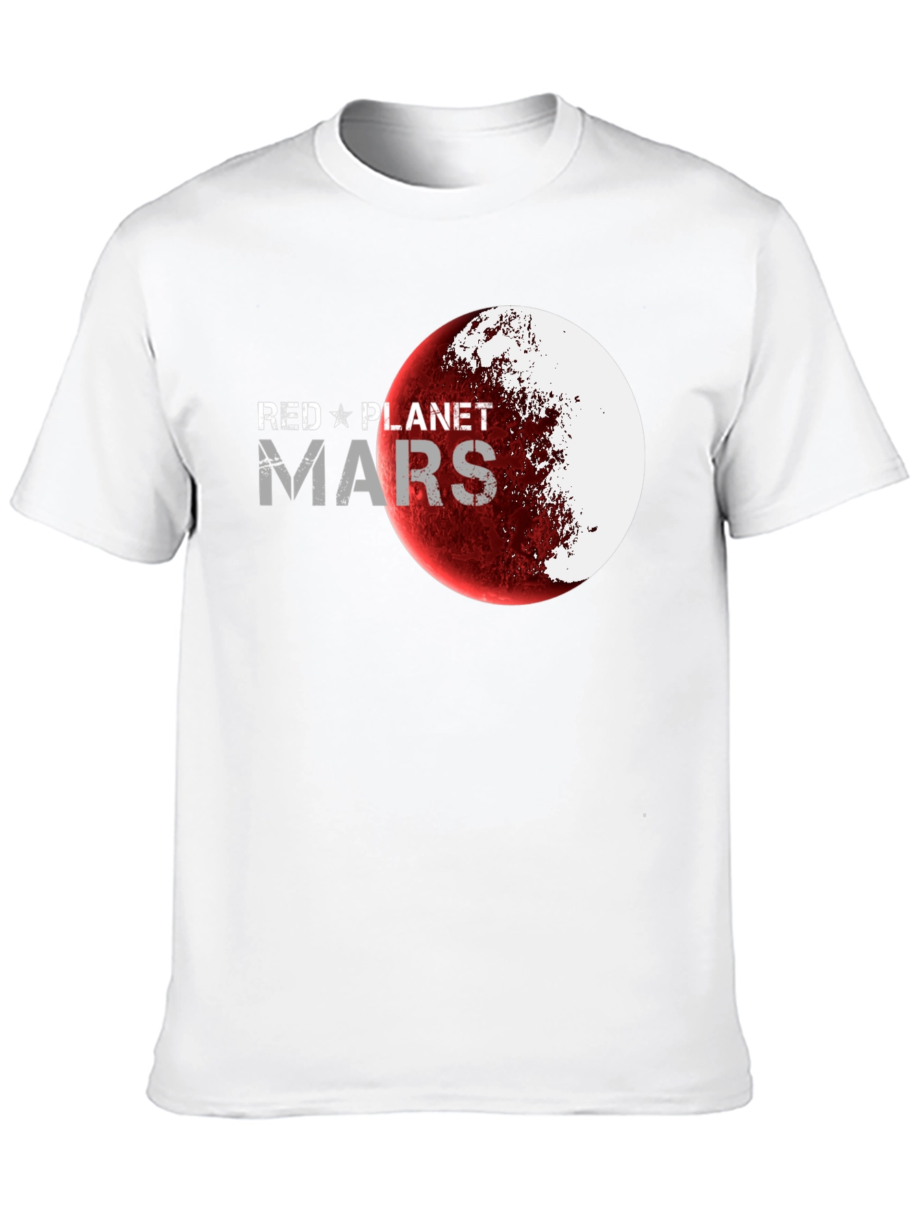 Red Planet Mars Graphic T-Shirt