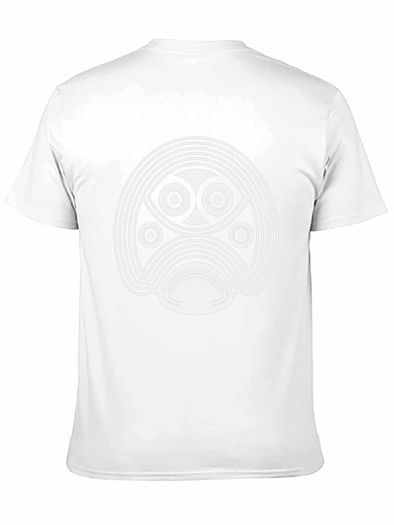 Abstract Graphic Tee - Stylish Black Cotton Shirt