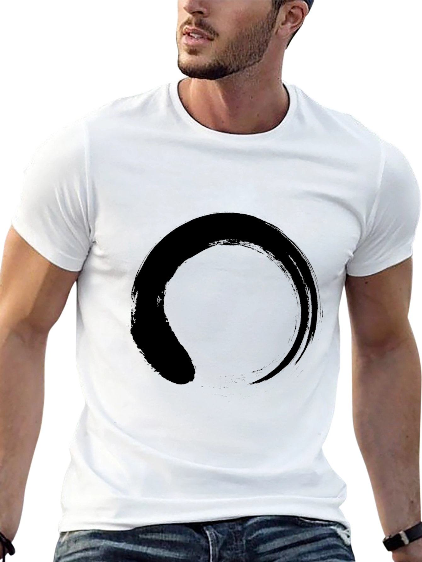Zen Circle Graphic T-Shirt - Menswear