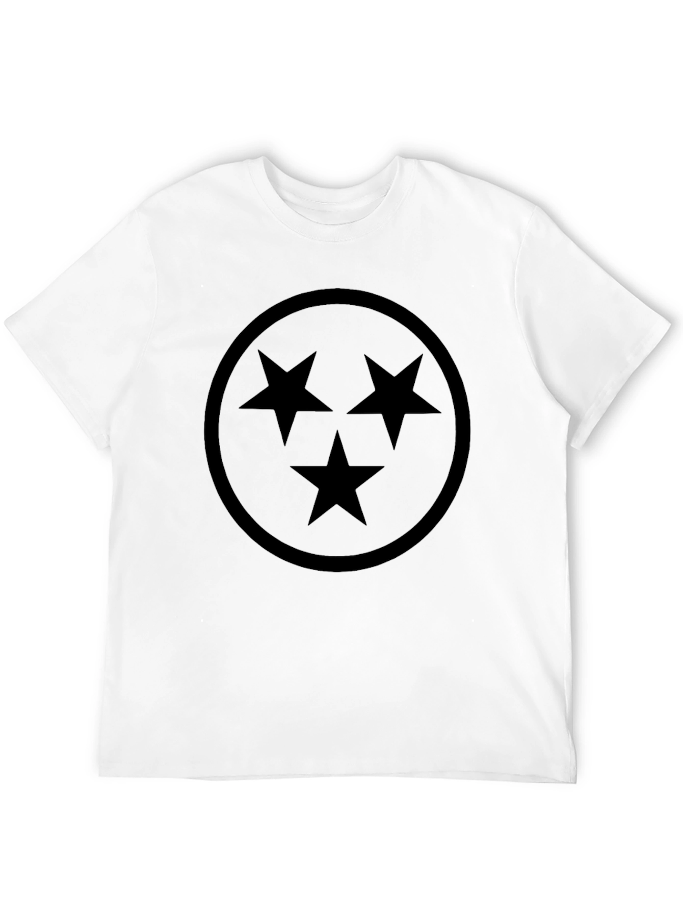 Three Star Black Graphic Tee