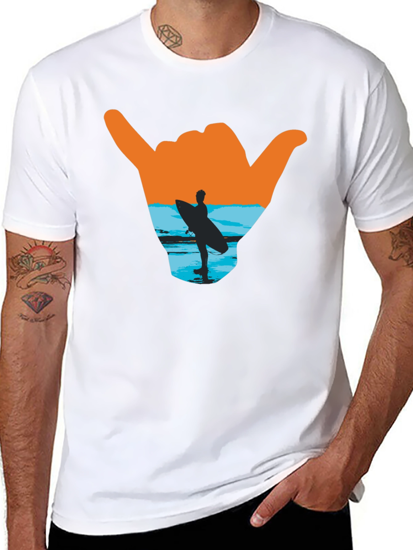 Surf Shaka Graphic Tee - Beach Ready