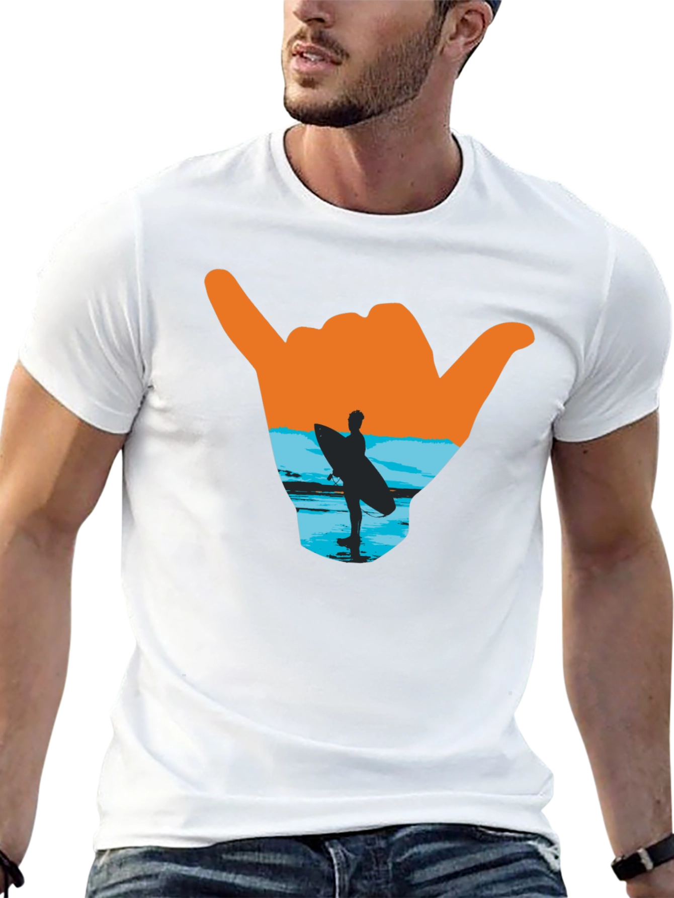 Surf Shaka Graphic Tee - Beach Ready