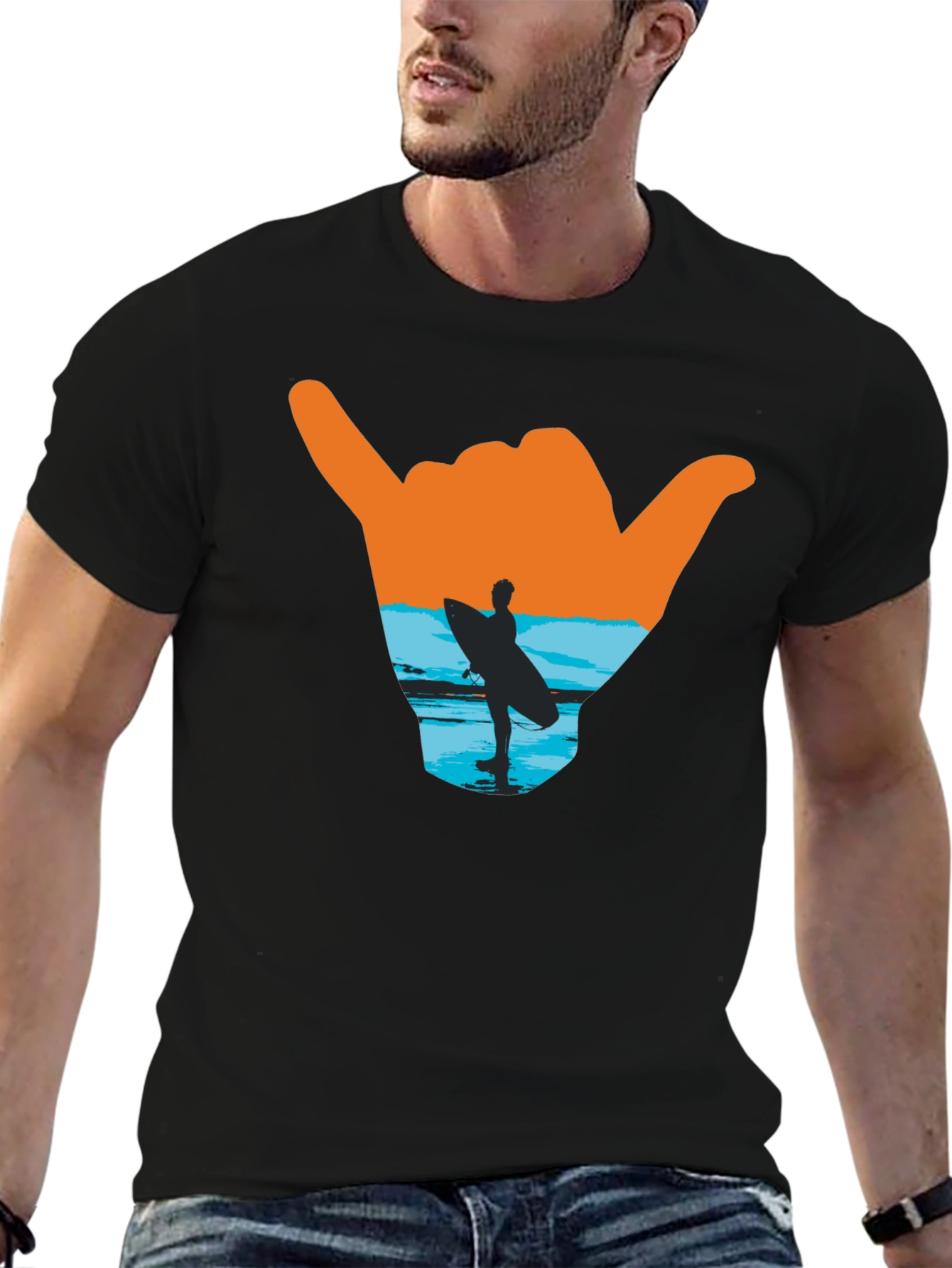 Surf Shaka Graphic Tee - Beach Ready
