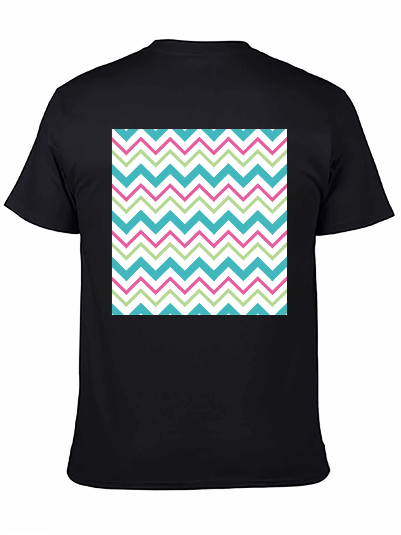Trendy Chevron Pattern T-Shirt - Comfortable Casual Wear