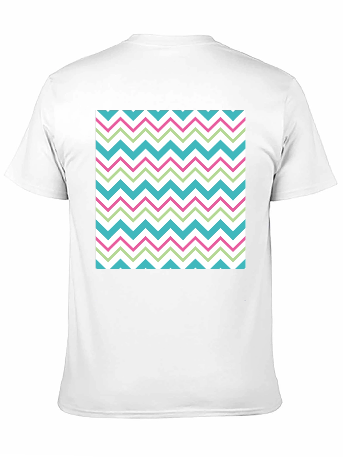 Trendy Chevron Pattern T-Shirt - Comfortable Casual Wear