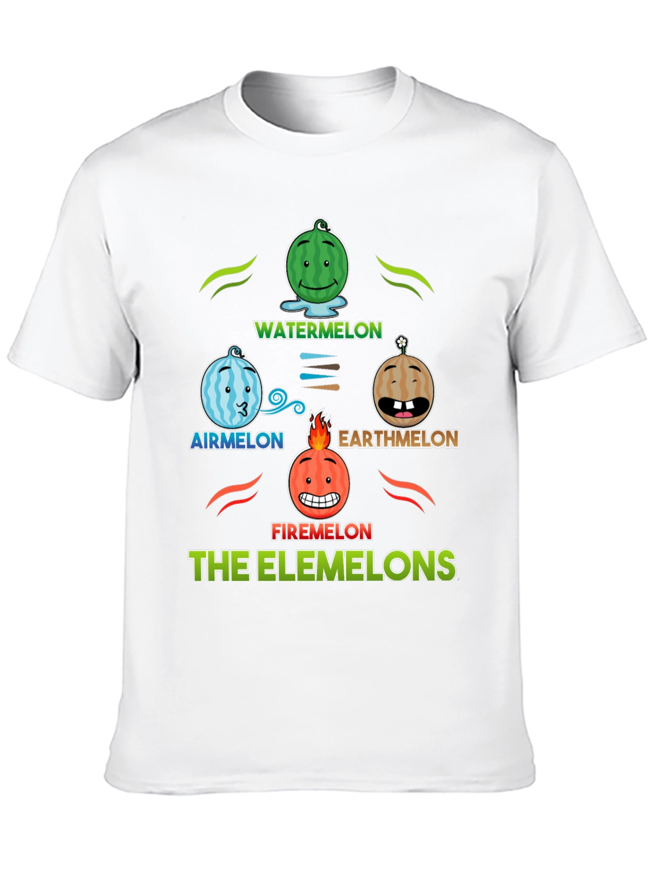 The Elemelons T-Shirt - Elemental Watermelon Tee