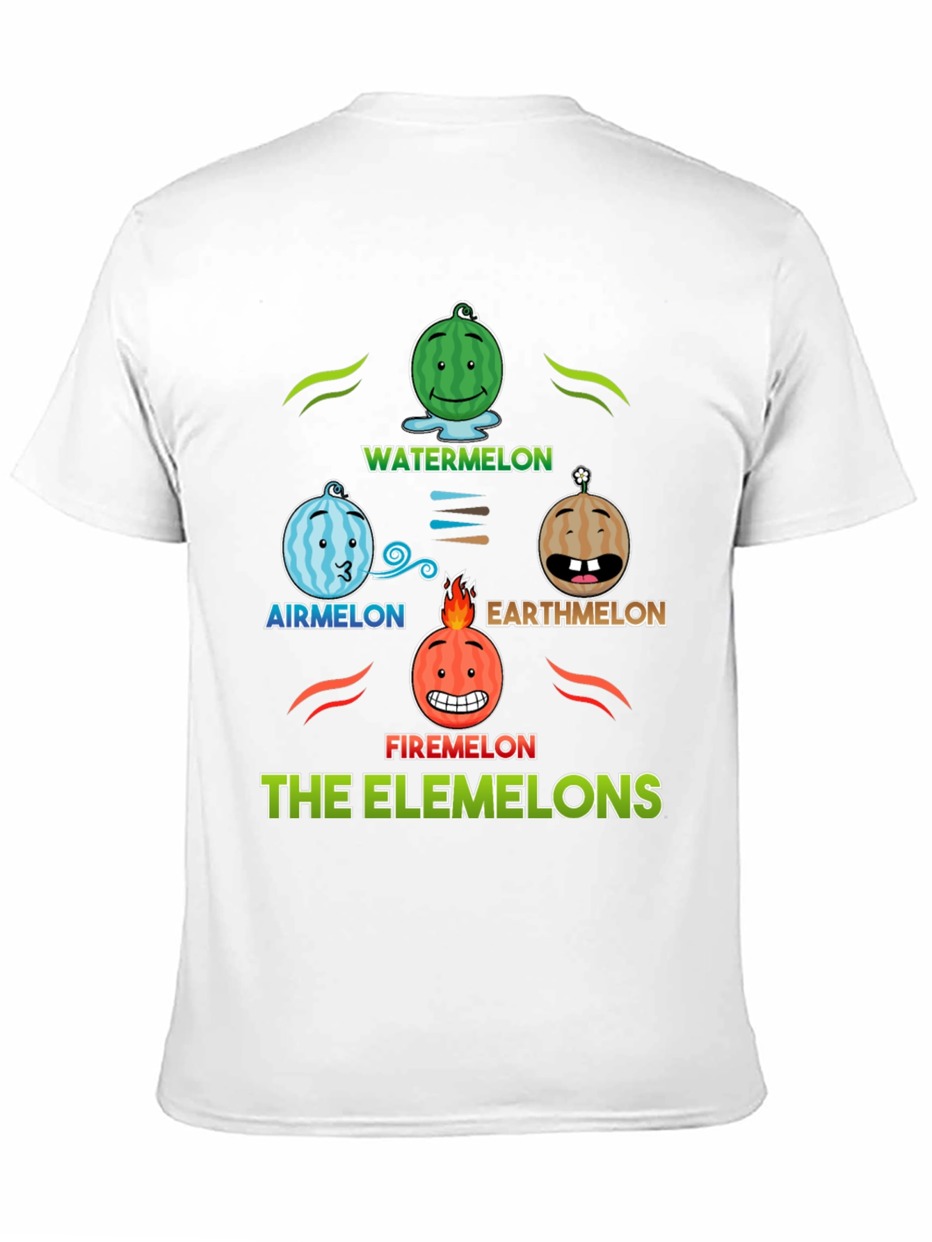 The Elemelons T-Shirt - Elemental Watermelon Tee