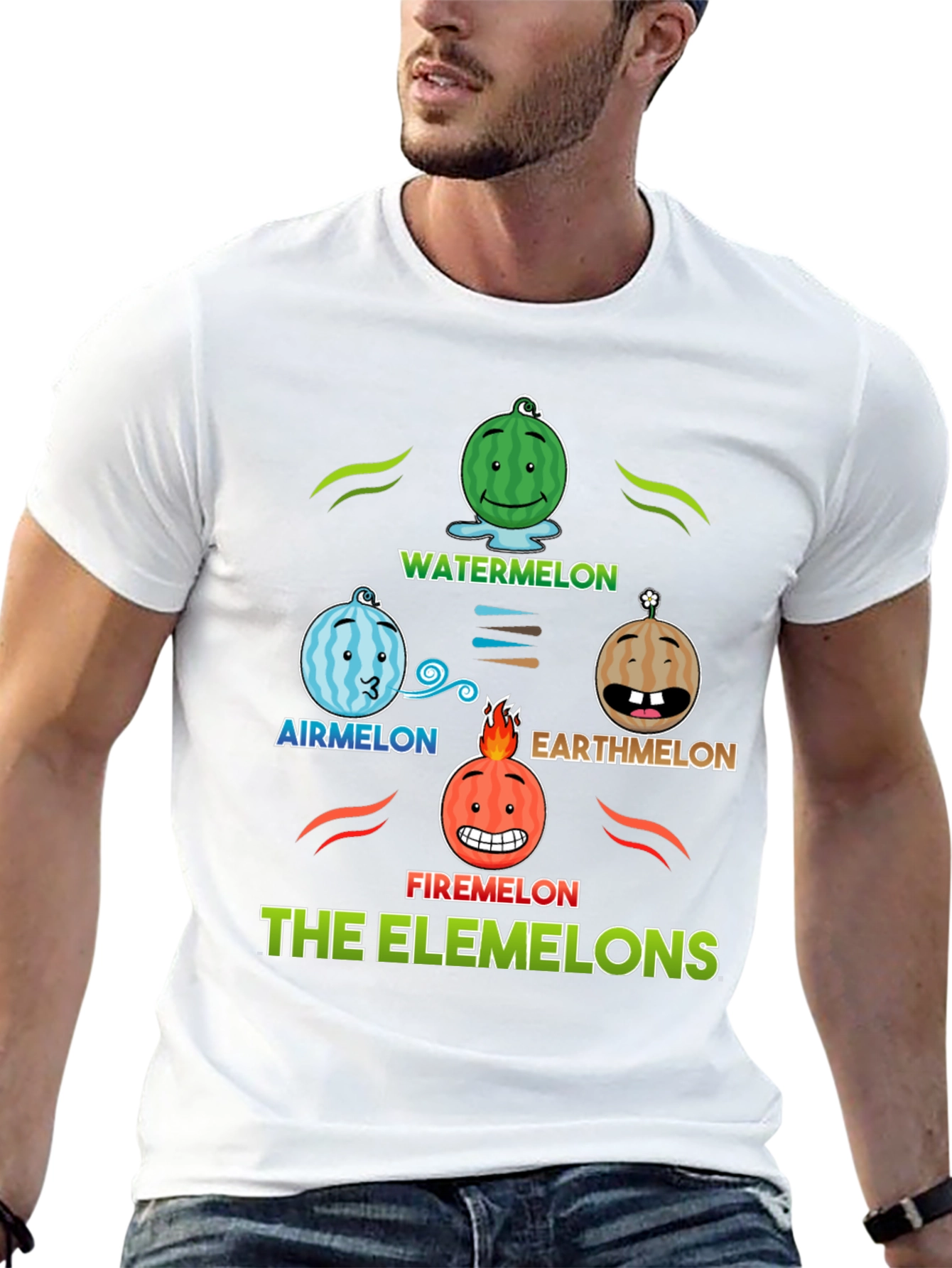 The Elemelons T-Shirt - Elemental Watermelon Tee