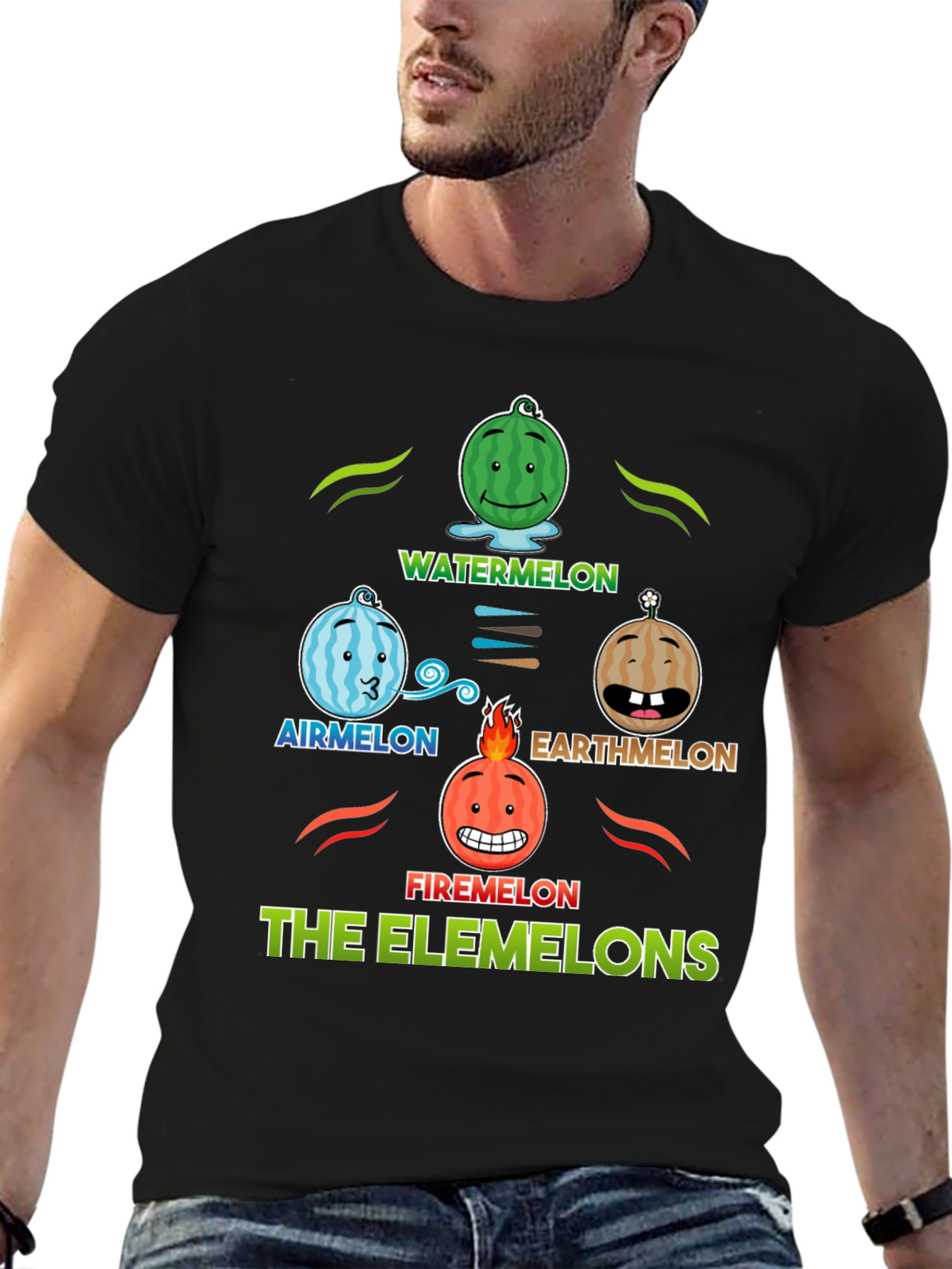 The Elemelons T-Shirt - Elemental Watermelon Tee