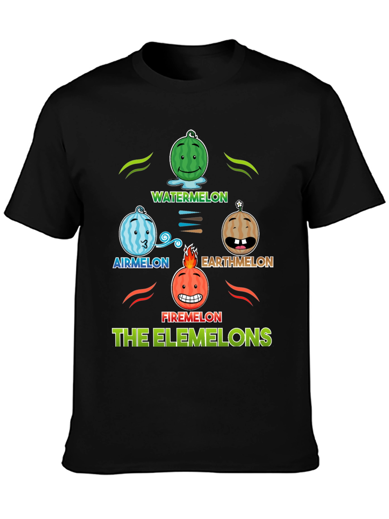 The Elemelons T-Shirt - Elemental Watermelon Tee