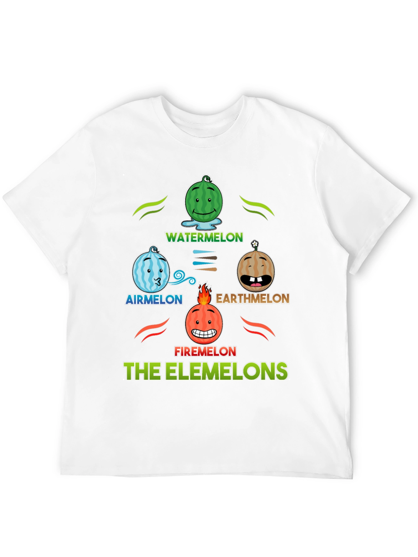 The Elemelons T-Shirt - Elemental Watermelon Tee