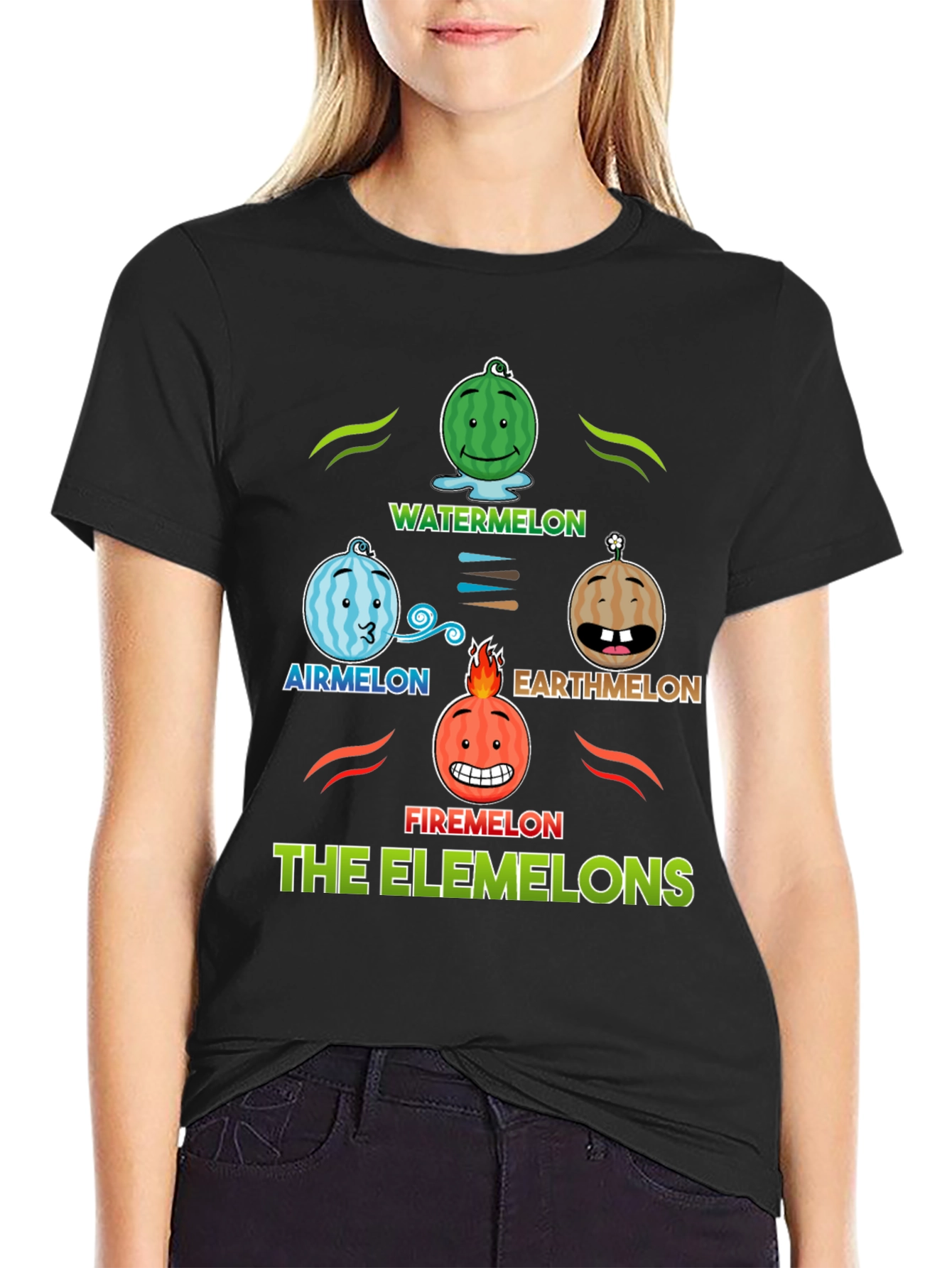 The Elemelons T-Shirt - Elemental Watermelon Tee