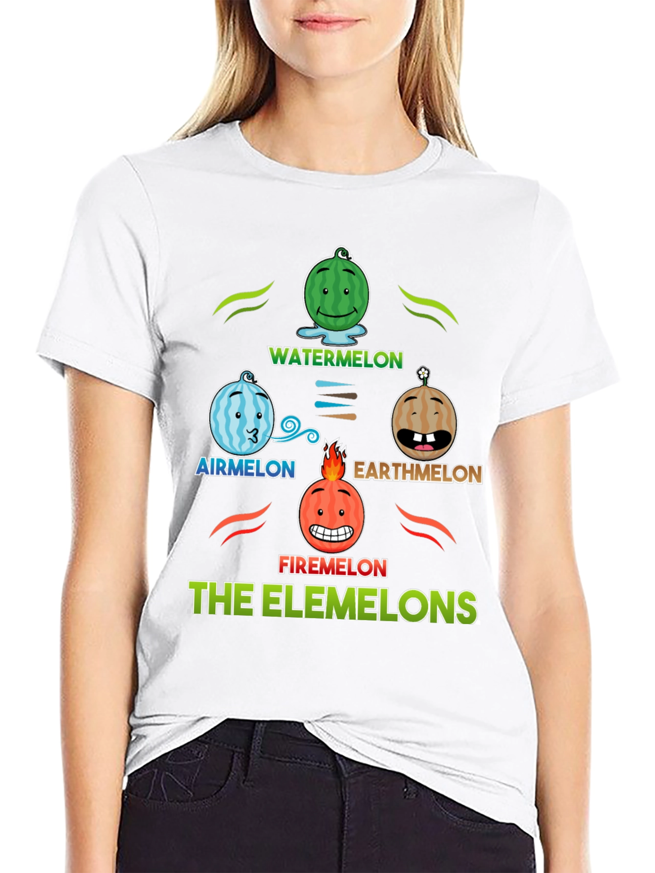 The Elemelons T-Shirt - Elemental Watermelon Tee
