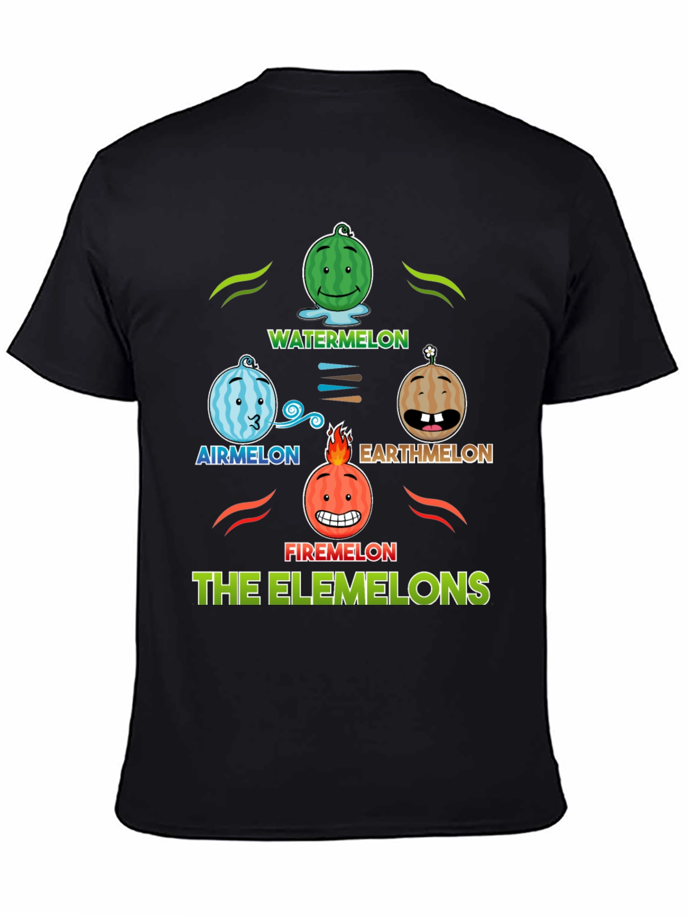 The Elemelons T-Shirt - Elemental Watermelon Tee