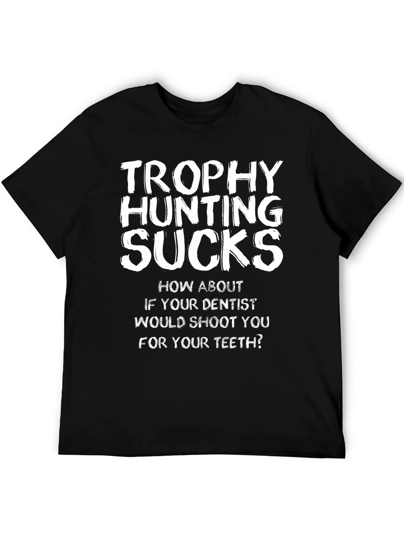 Trophy Hunting Sucks Graphic Tee