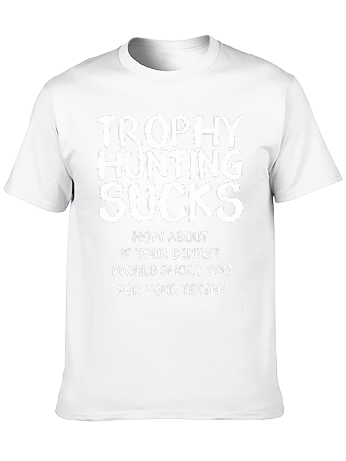 Trophy Hunting Sucks Graphic Tee