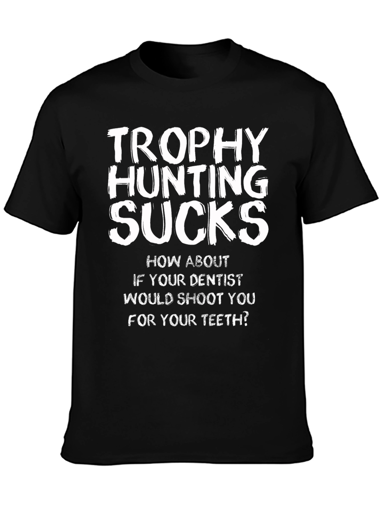 Trophy Hunting Sucks Graphic Tee