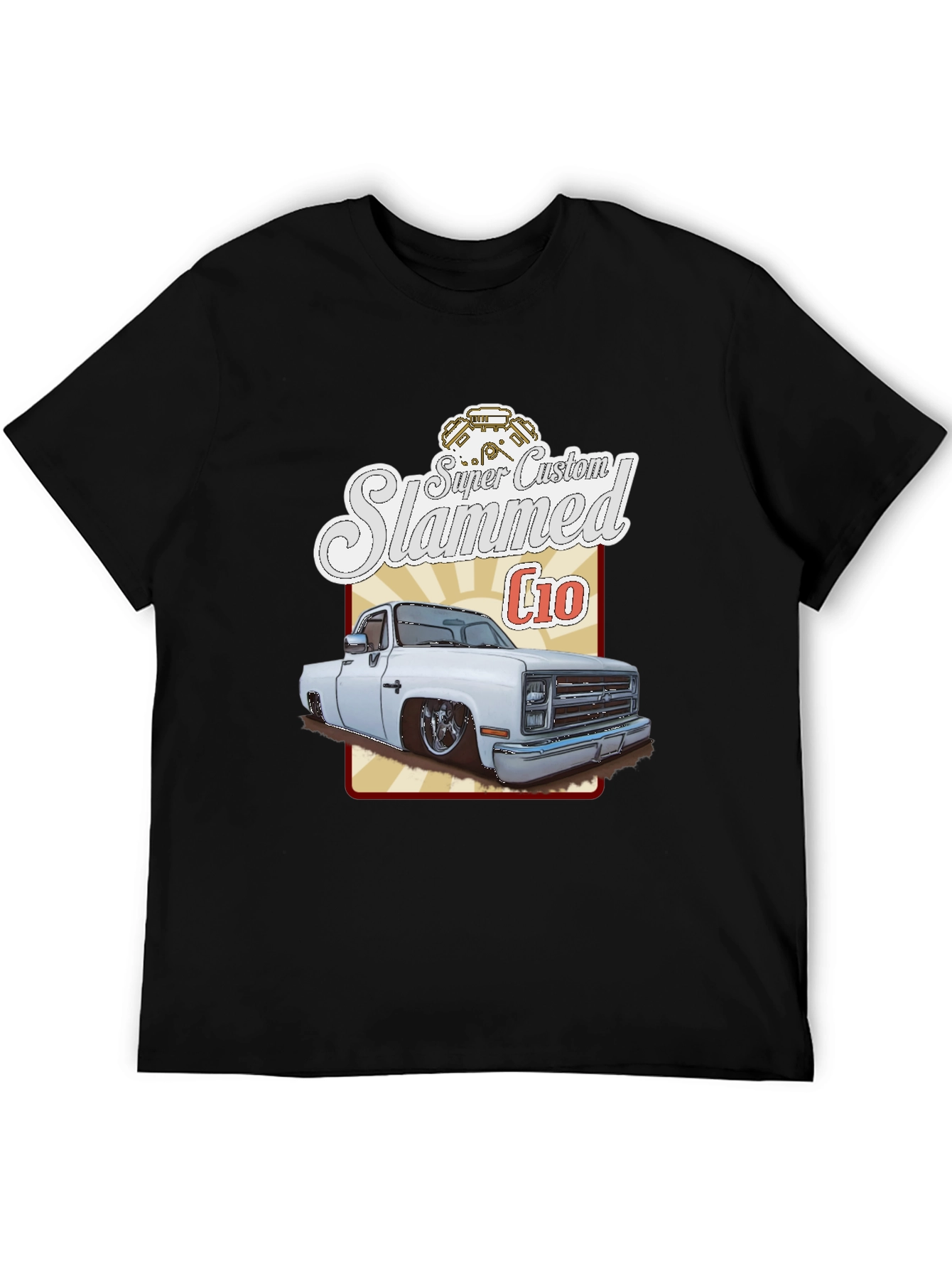 Super Custom Slammed C10 T-Shirt