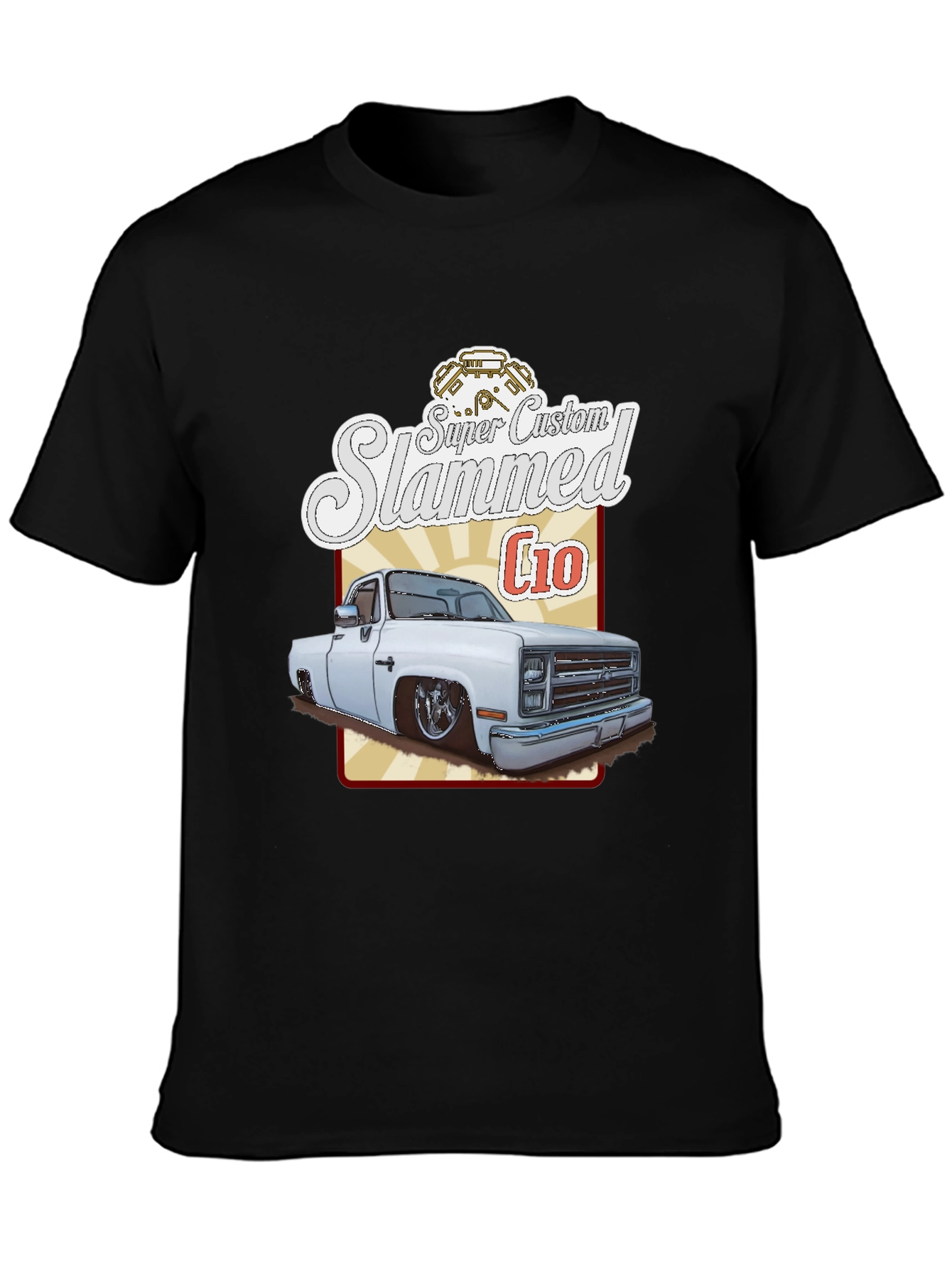 Super Custom Slammed C10 T-Shirt