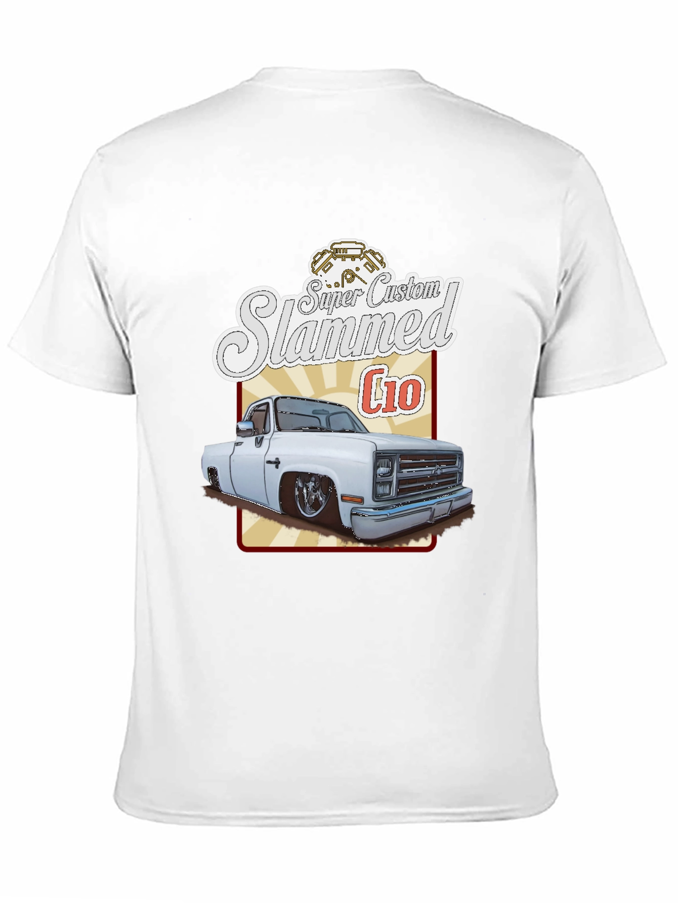 Super Custom Slammed C10 T-Shirt