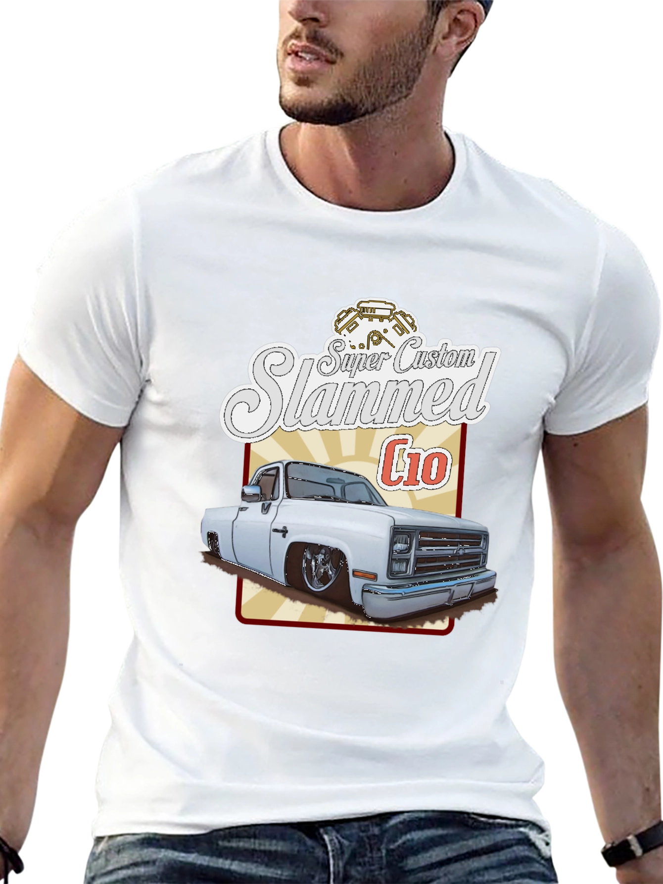 Super Custom Slammed C10 T-Shirt