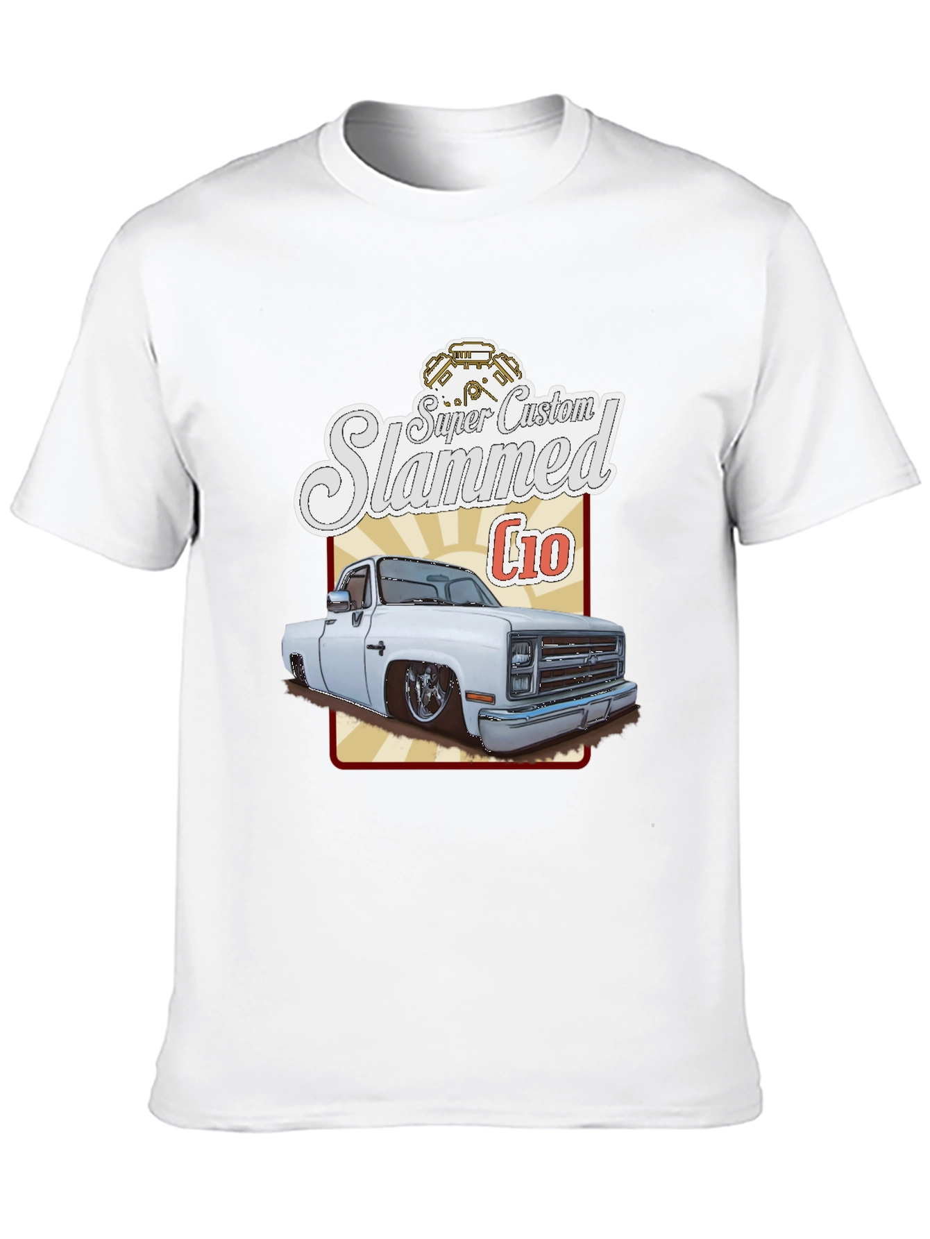 Super Custom Slammed C10 T-Shirt
