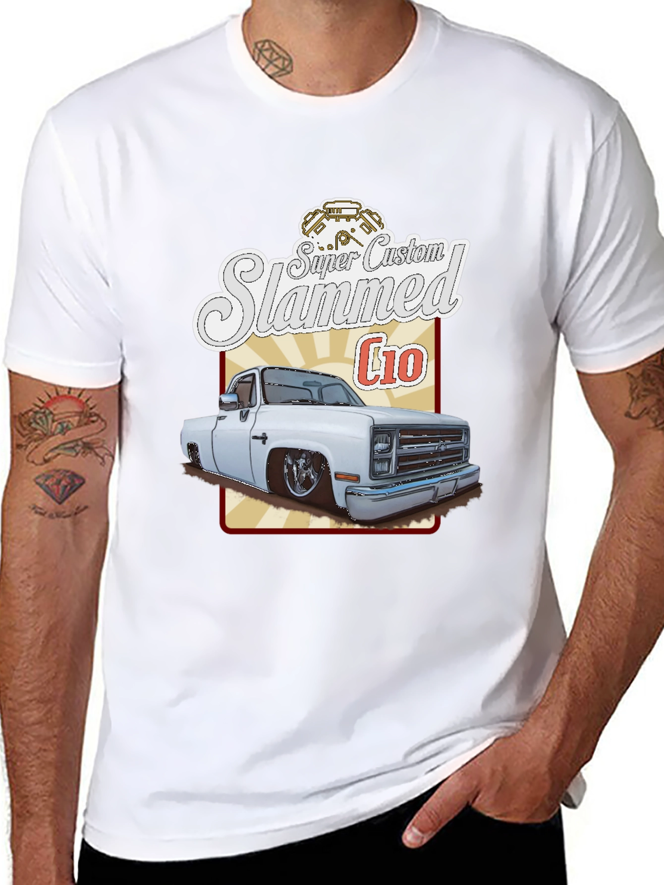 Super Custom Slammed C10 T-Shirt