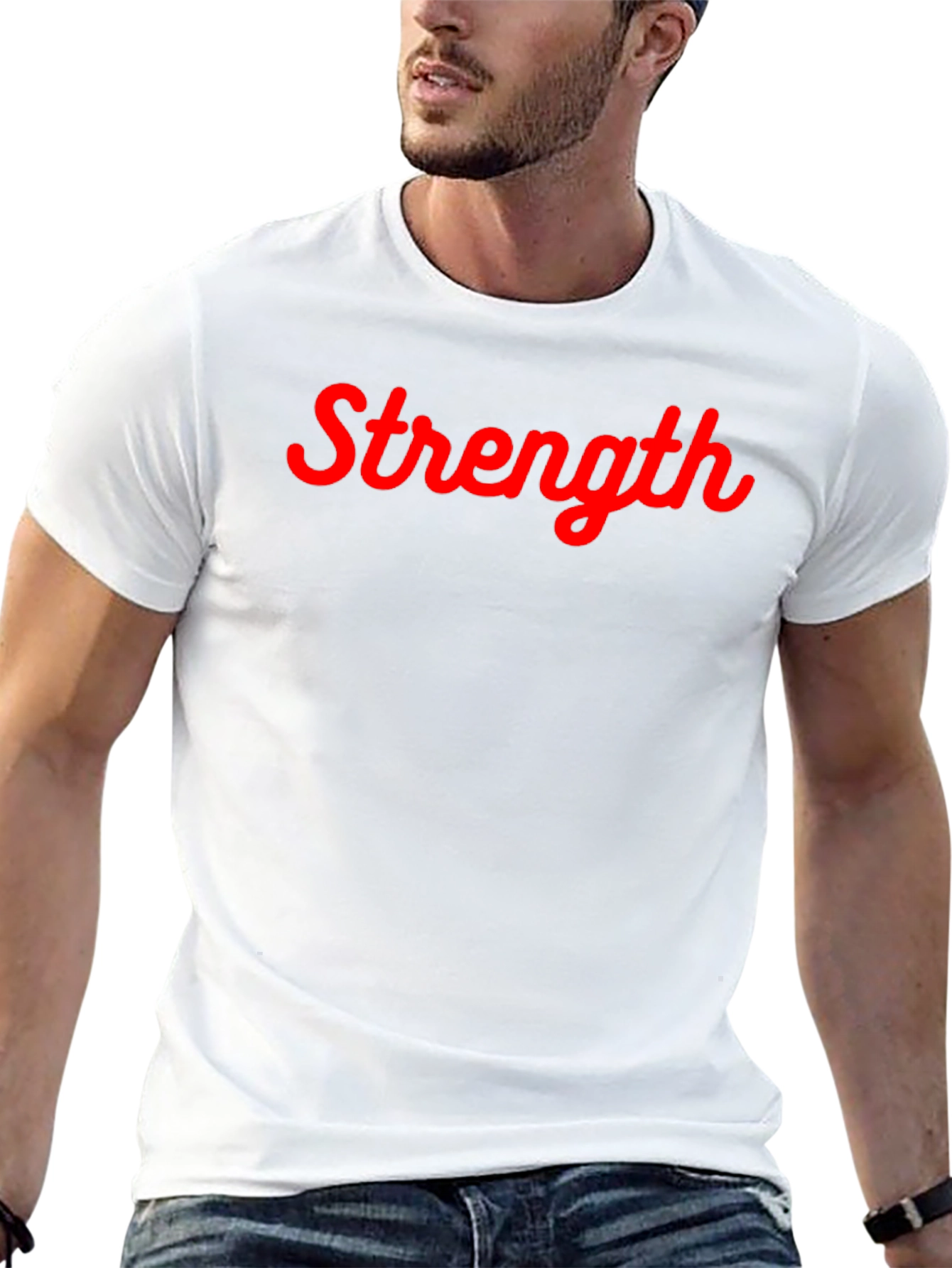 Strength Graphic Tee - Mens Black T-Shirt