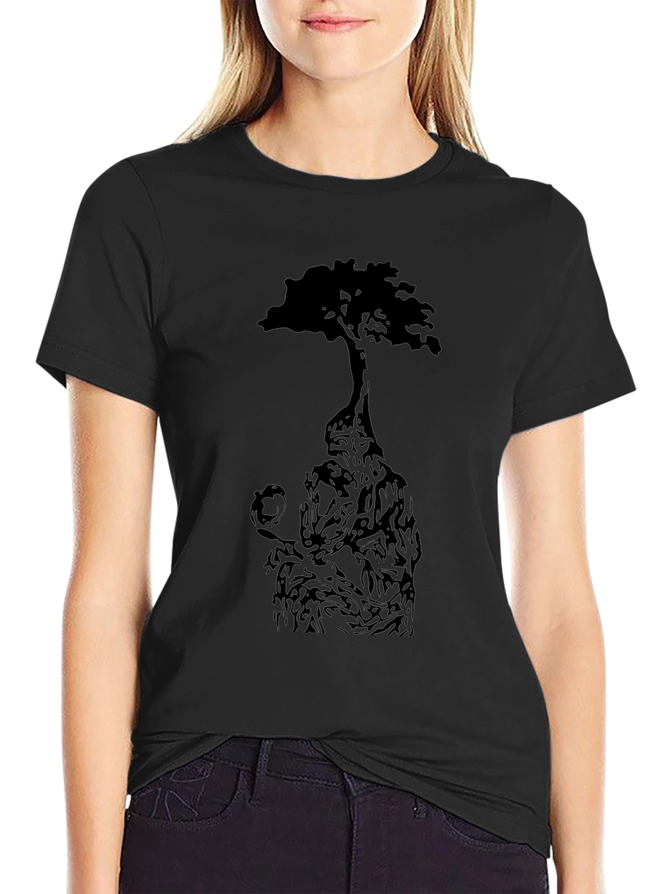 Arboreal Man Graphic Tee - Unique Tree Design
