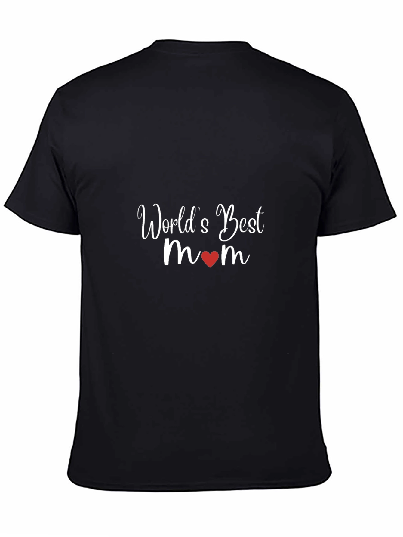 Worlds Best Mom T-Shirt - Heart Design